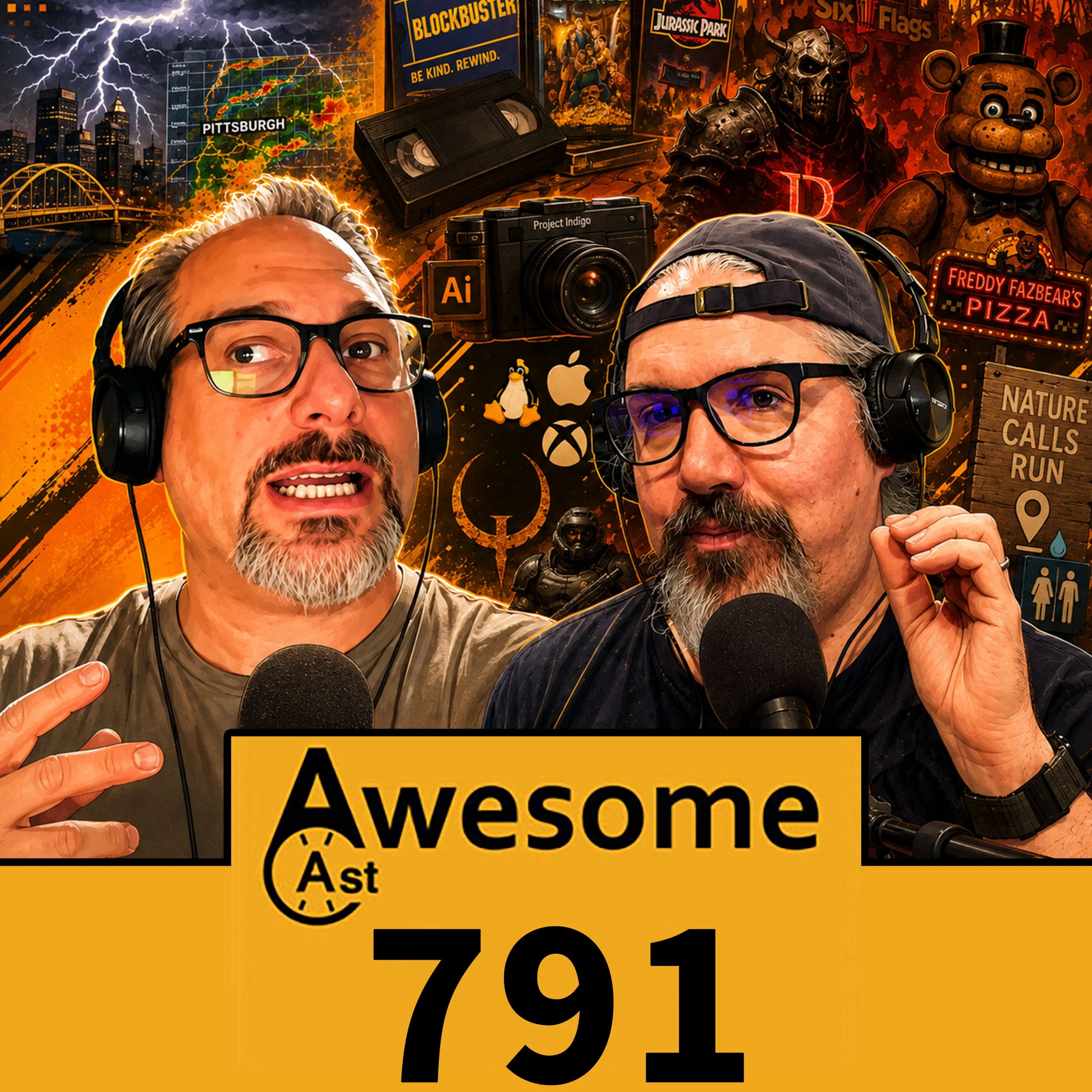 AwesomeCast 791: Xbox Games on Mac &amp; Linux? Freddy Fazbear Goes IRL &amp; Video Stores Return