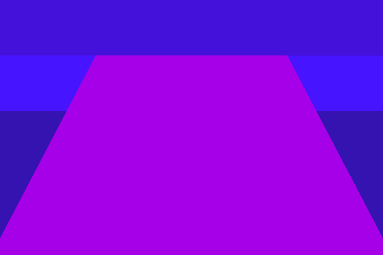 2. a trapezoid with the longest side on the bottom