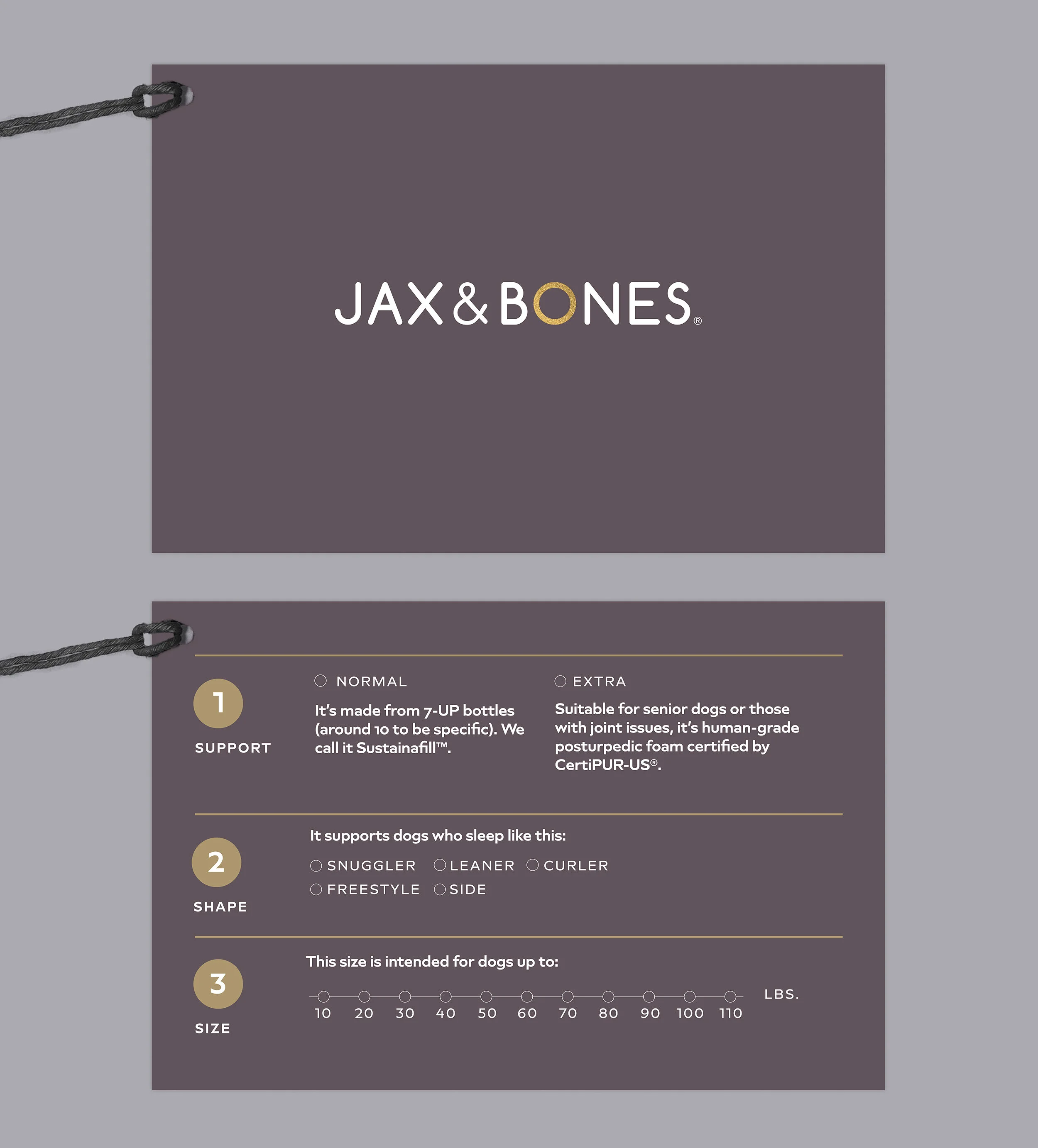 Hang tag: Jax & Bones