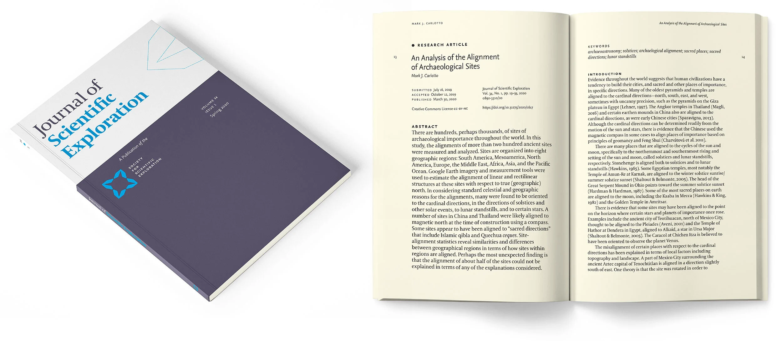 Journal: Society for Scientific Exploration