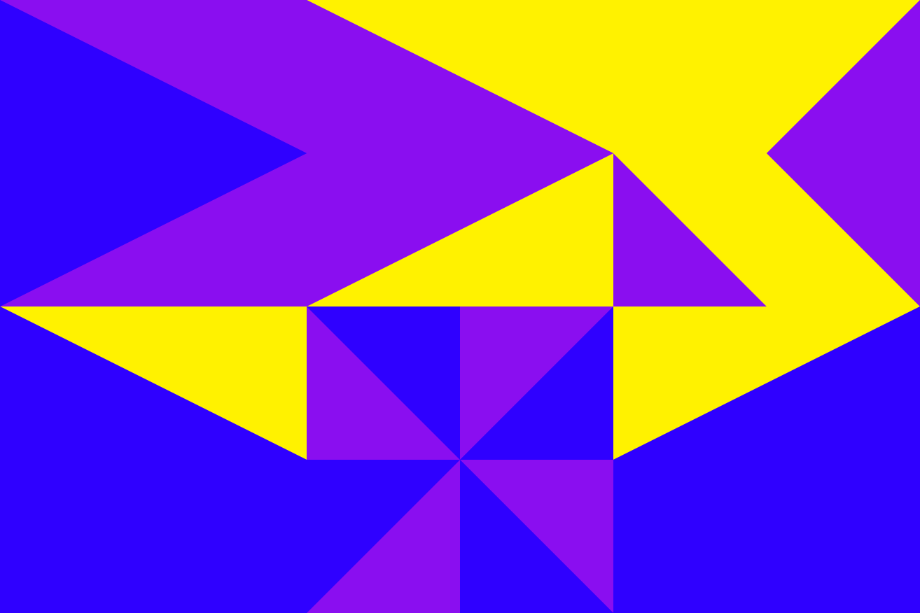 geometric shapes in various forms of balance