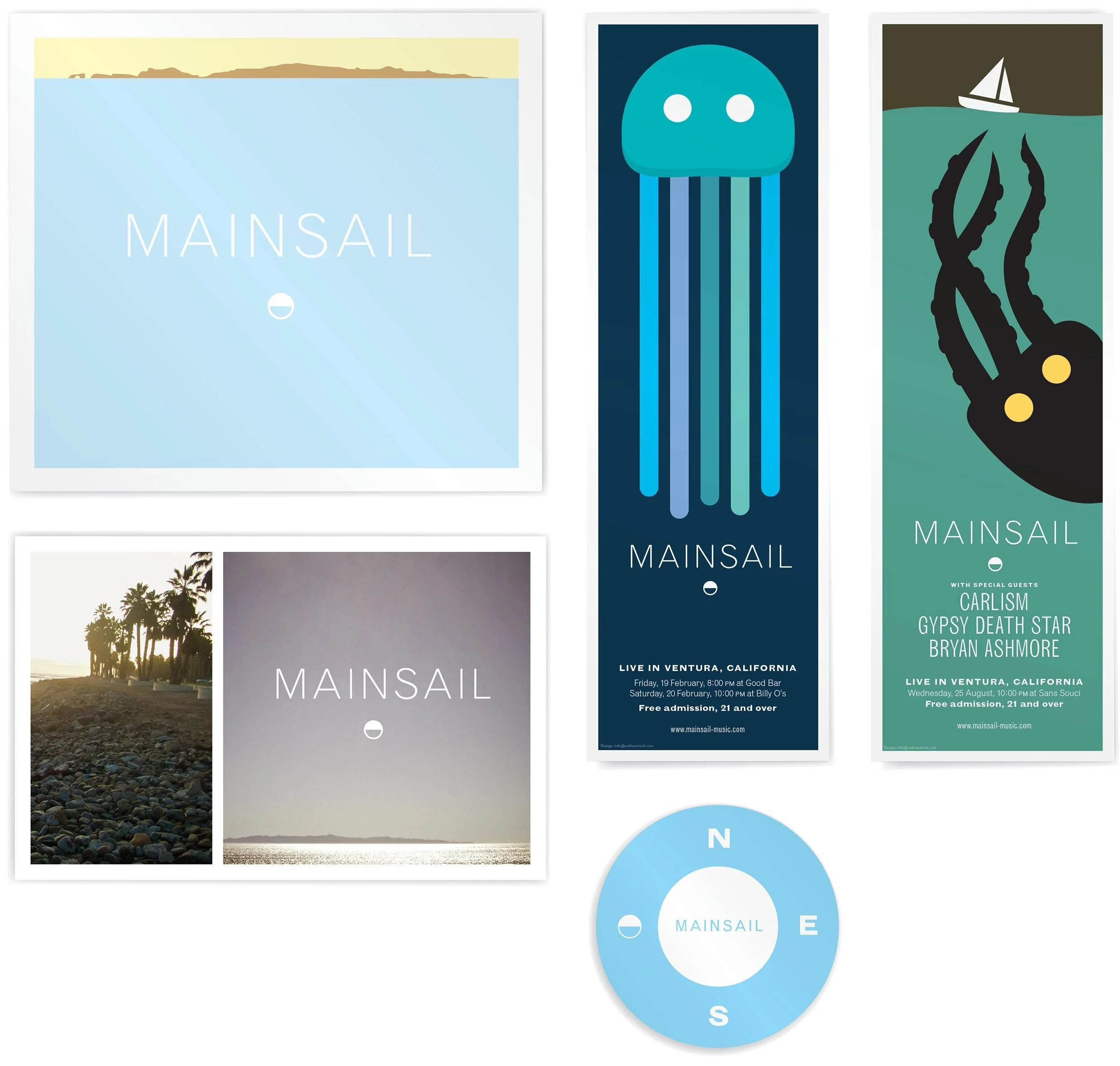Album Artwork, Posters, Postcard, Sticker: Mainsail