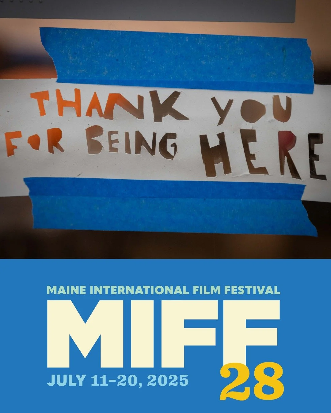 That&rsquo;s a wrap! 🎬✨ Endless thanks to the filmmakers, audiences, volunteers, staff, and sponsors who made this year unforgettable. 

The celebration of cinema continues&mdash;films resume at the @MaineFilmCenter tomorrow, Monday, July 21.

Ticke