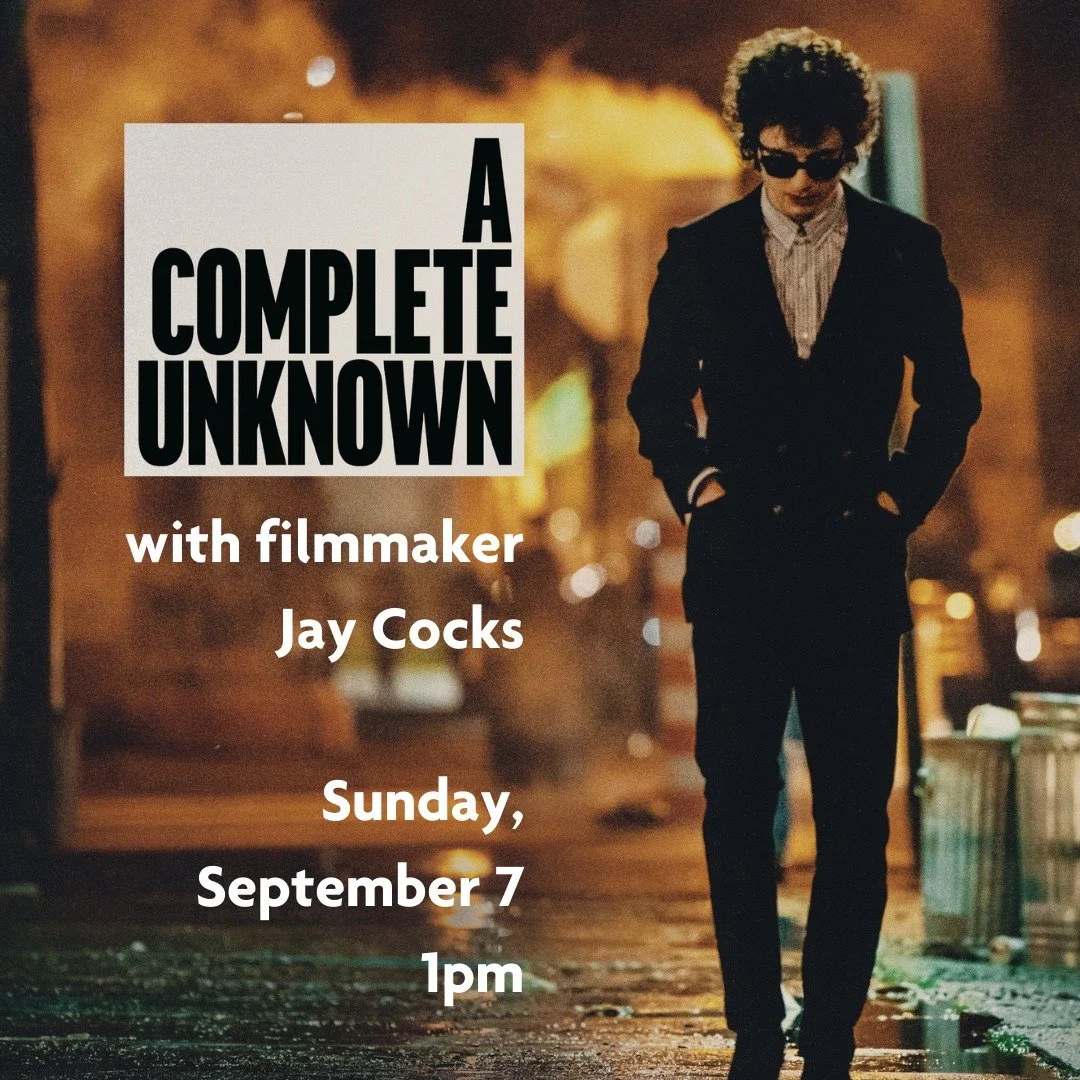 It shouldn't be A COMPLETE UNKNOWN that filmmaker Jay Cocks is coming to a special screening this Sunday to discuss writing the Bob Dylan biopic. Don't miss this amazing opportunity!
🎟️ Tickets: watervillecreates.org/shows/a-complete-unknown-with-ja