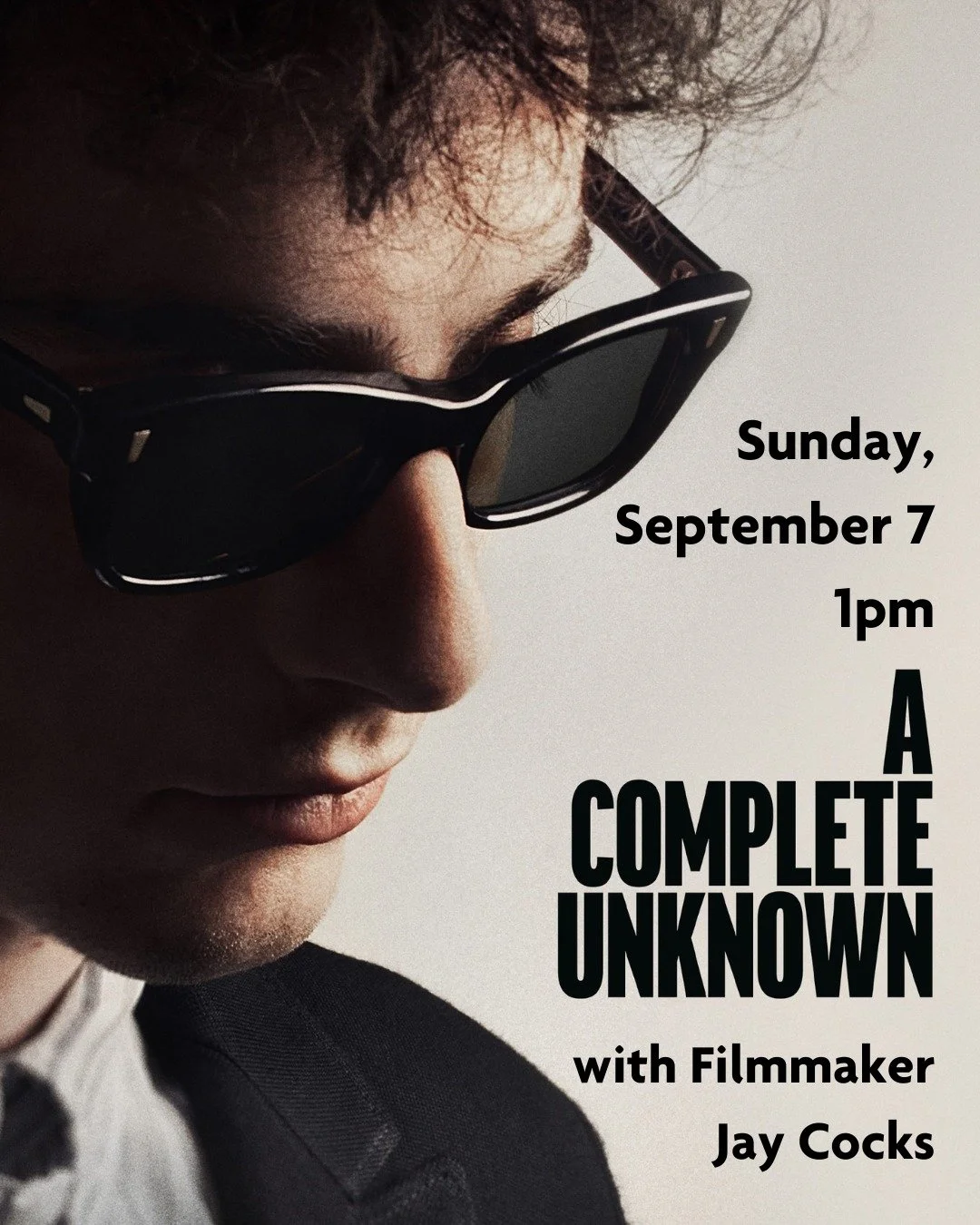 Tomorrow's the day, grab your tickets online or at the box office.
🎟️ Tickets: watervillecreates.org/shows/a-complete-unknown-with-jay-cocks
#JayCocks #BobDylan #ACompleteUnknown #DirectorQandA