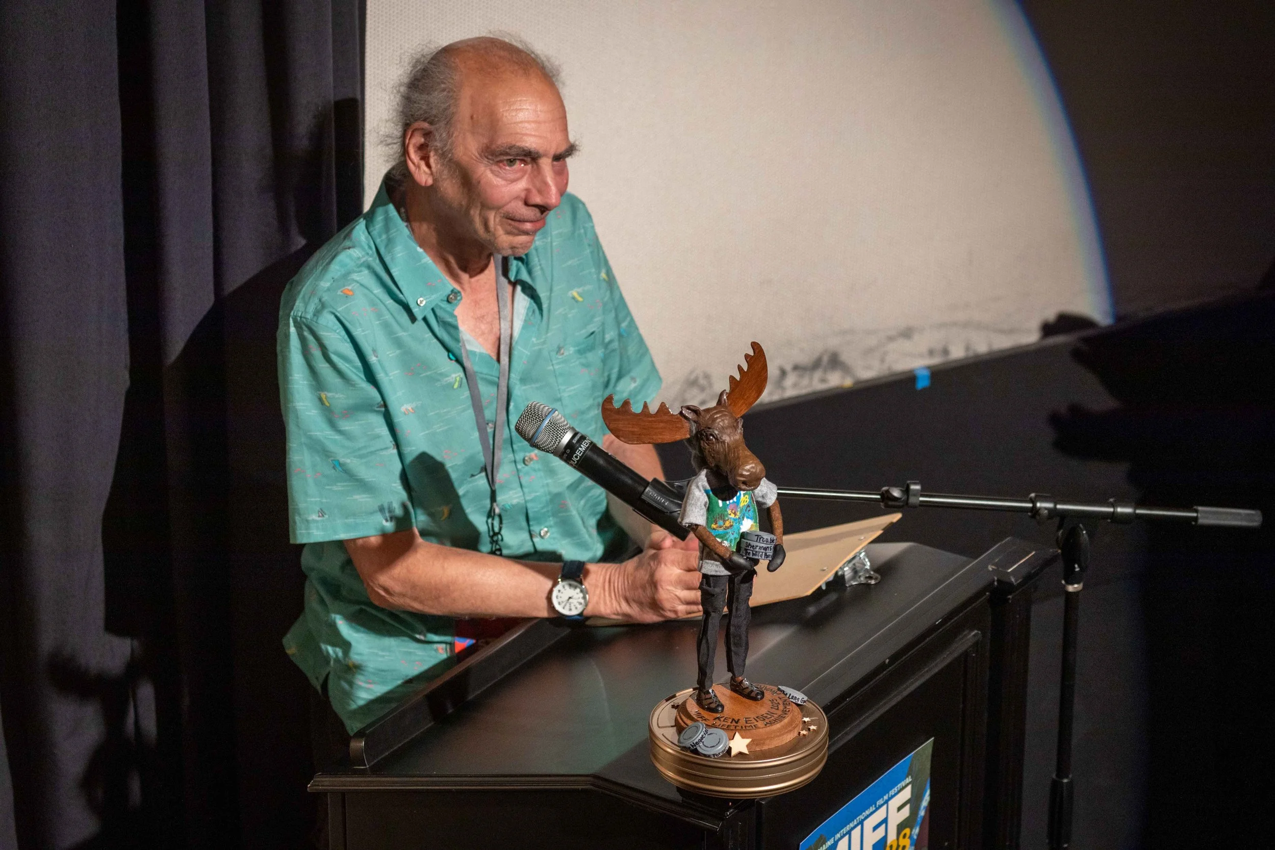 Festival cofounder and long-serving programmer Ken Eisen received a lifetime achievement award at MIFF28.