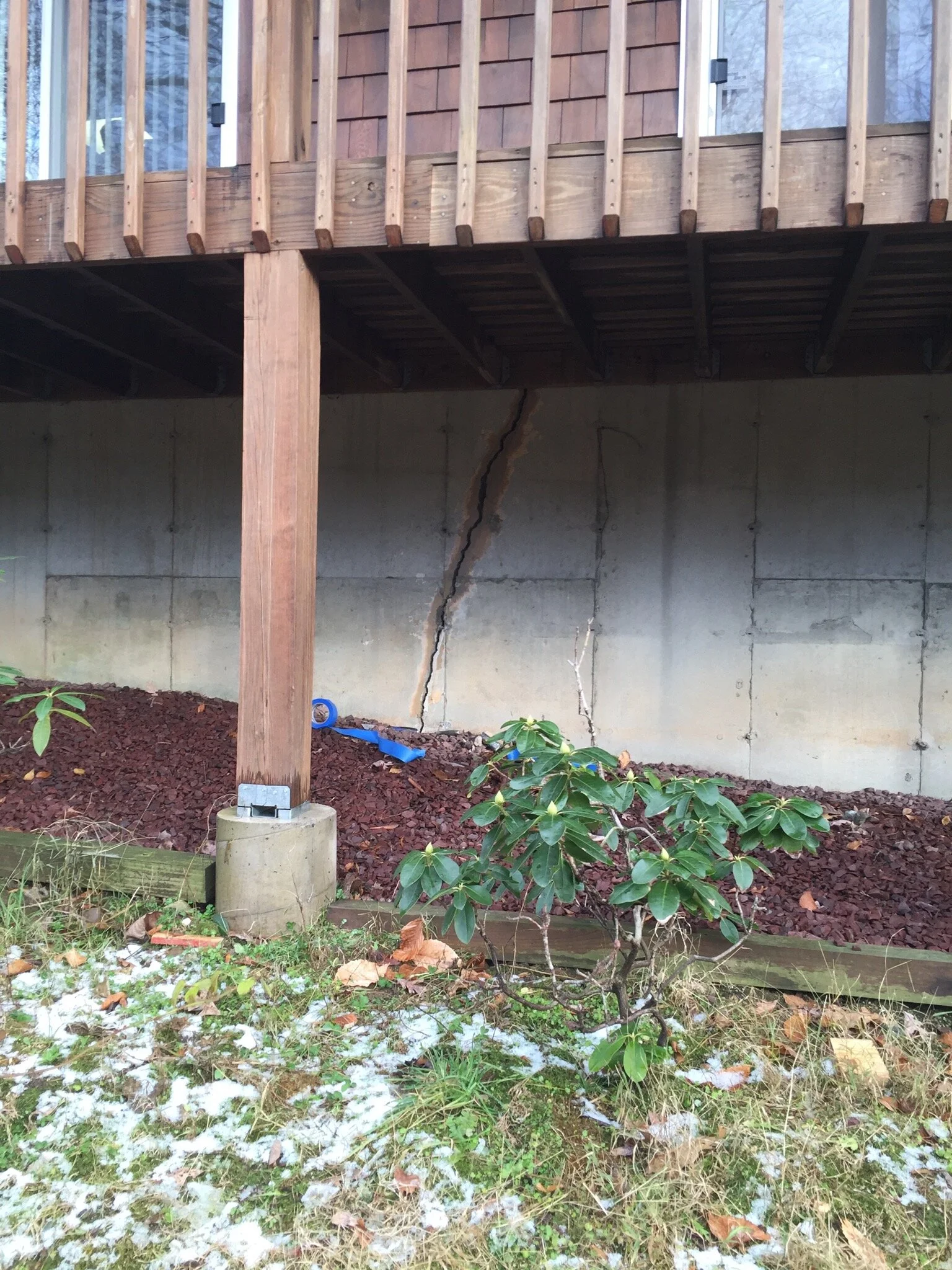 Structural repair with staples and epoxy