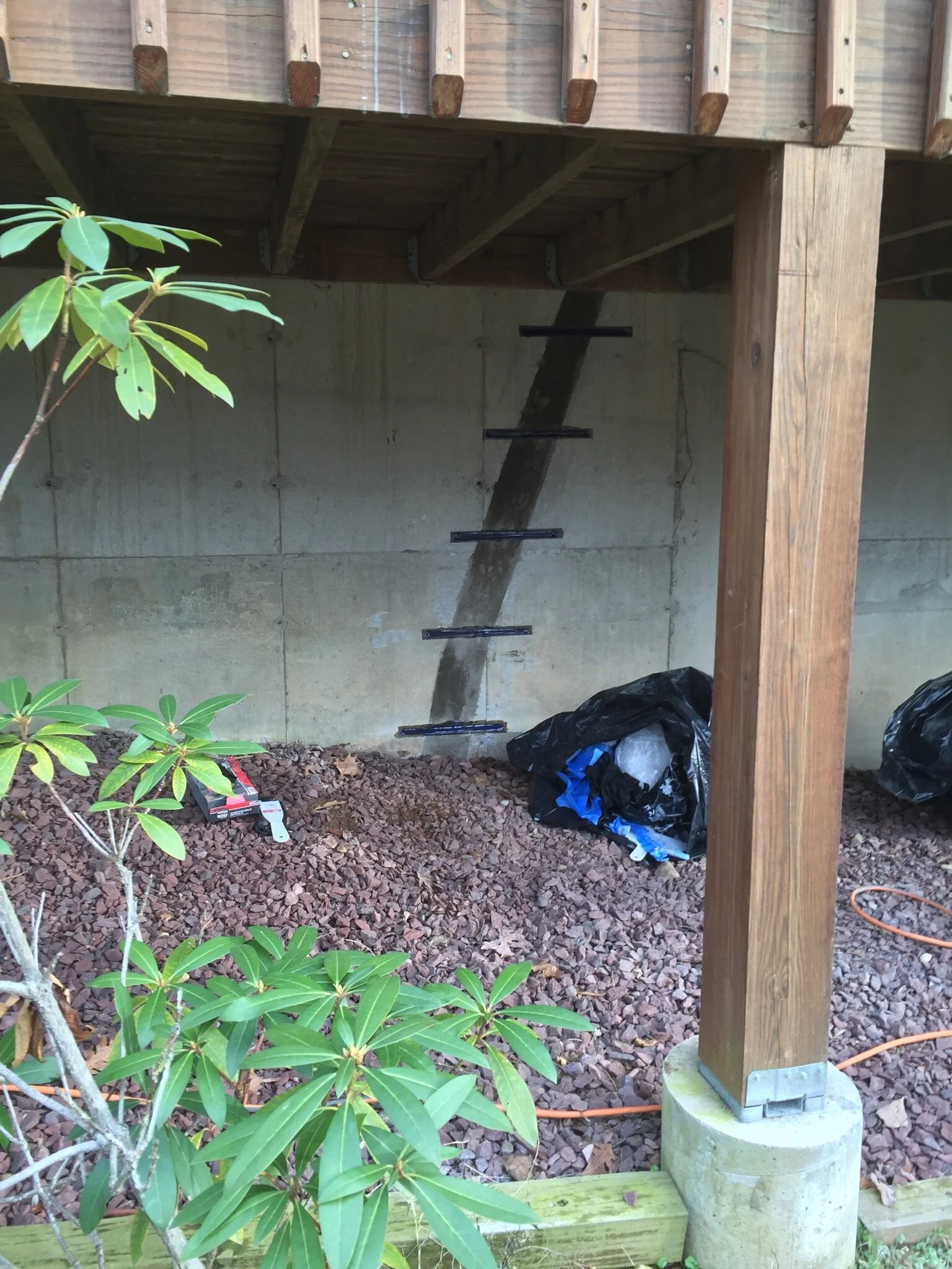 Structural repair with staples and epoxy