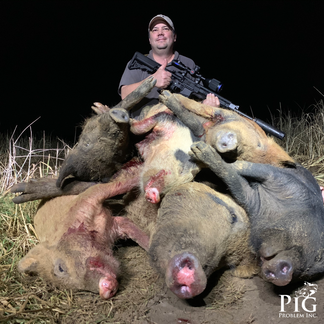 Eddie Harper making a Pig Pile before peanut harvest starts