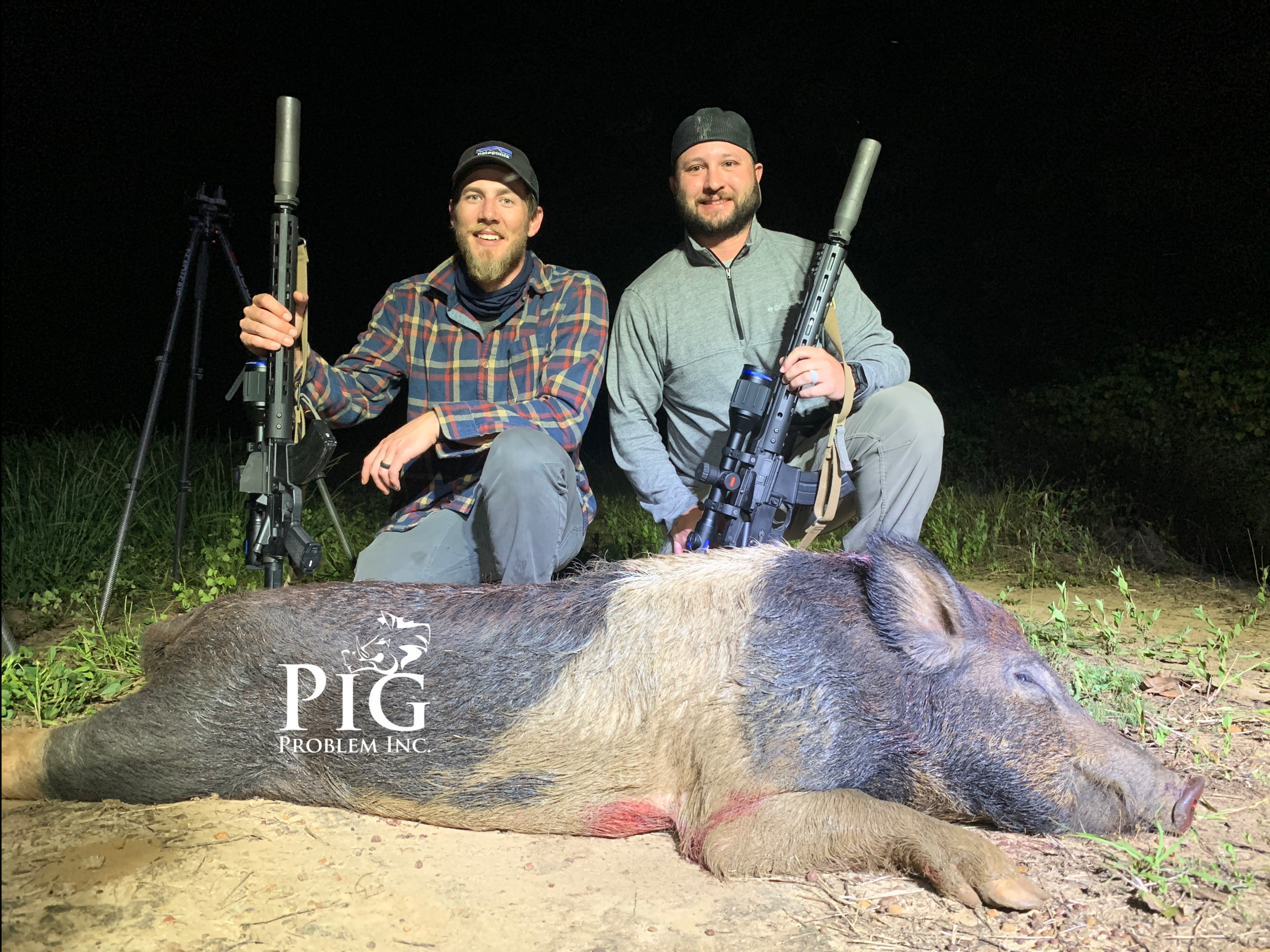 Jordan and Jake got a single boar and a sweet black Coyote