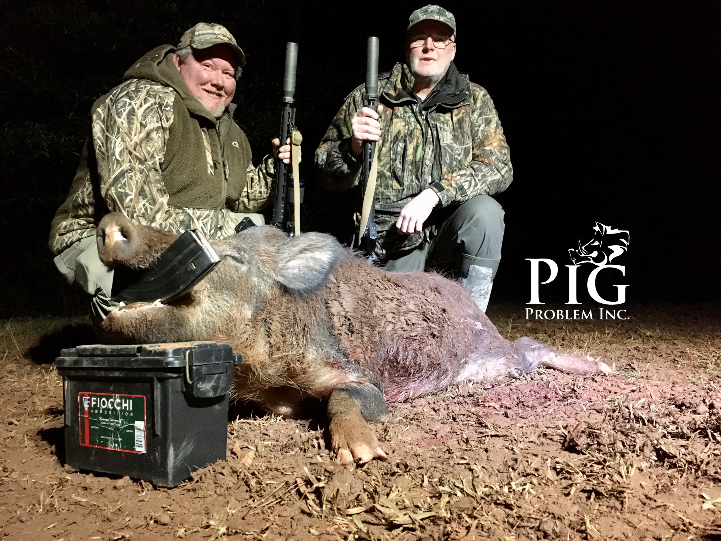 Eddie got Mike and Wayne on another Boar