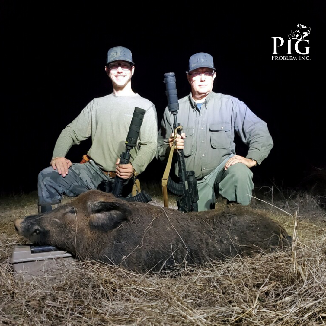 Father and Son Thermal Hog Hunts