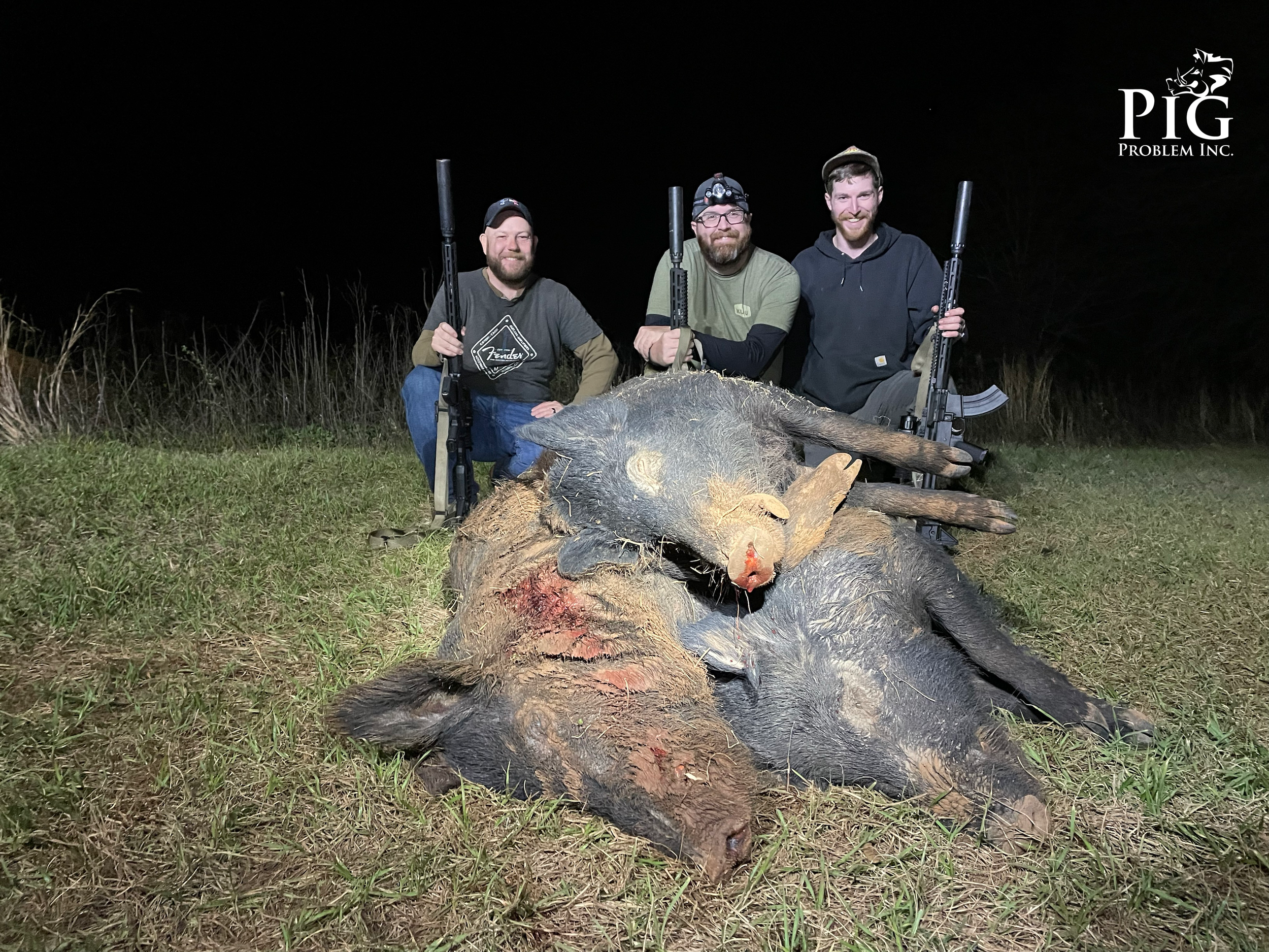 Pig Pile Hog Hunting