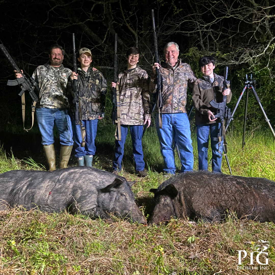 Family Hog Hunting