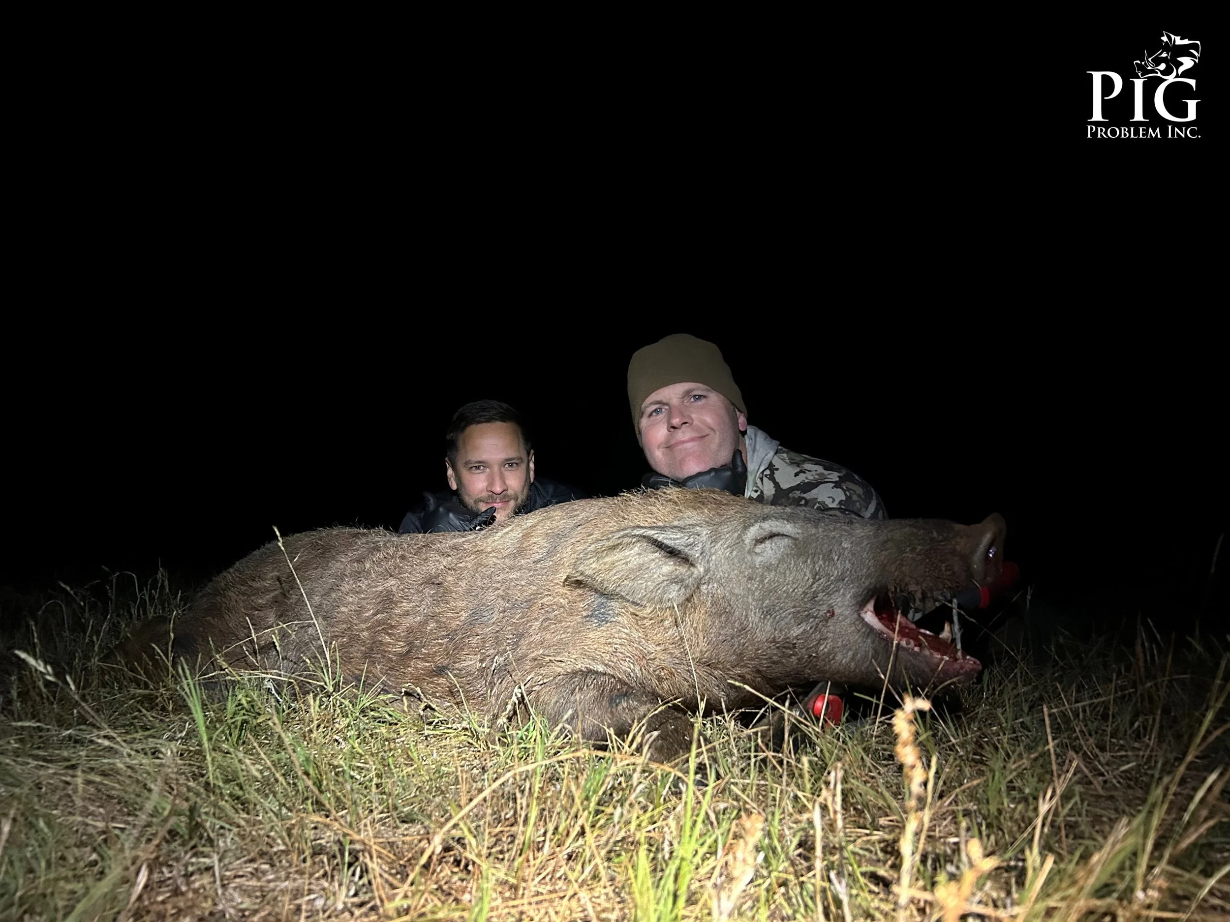Hunting Wild Hogs In The Dark