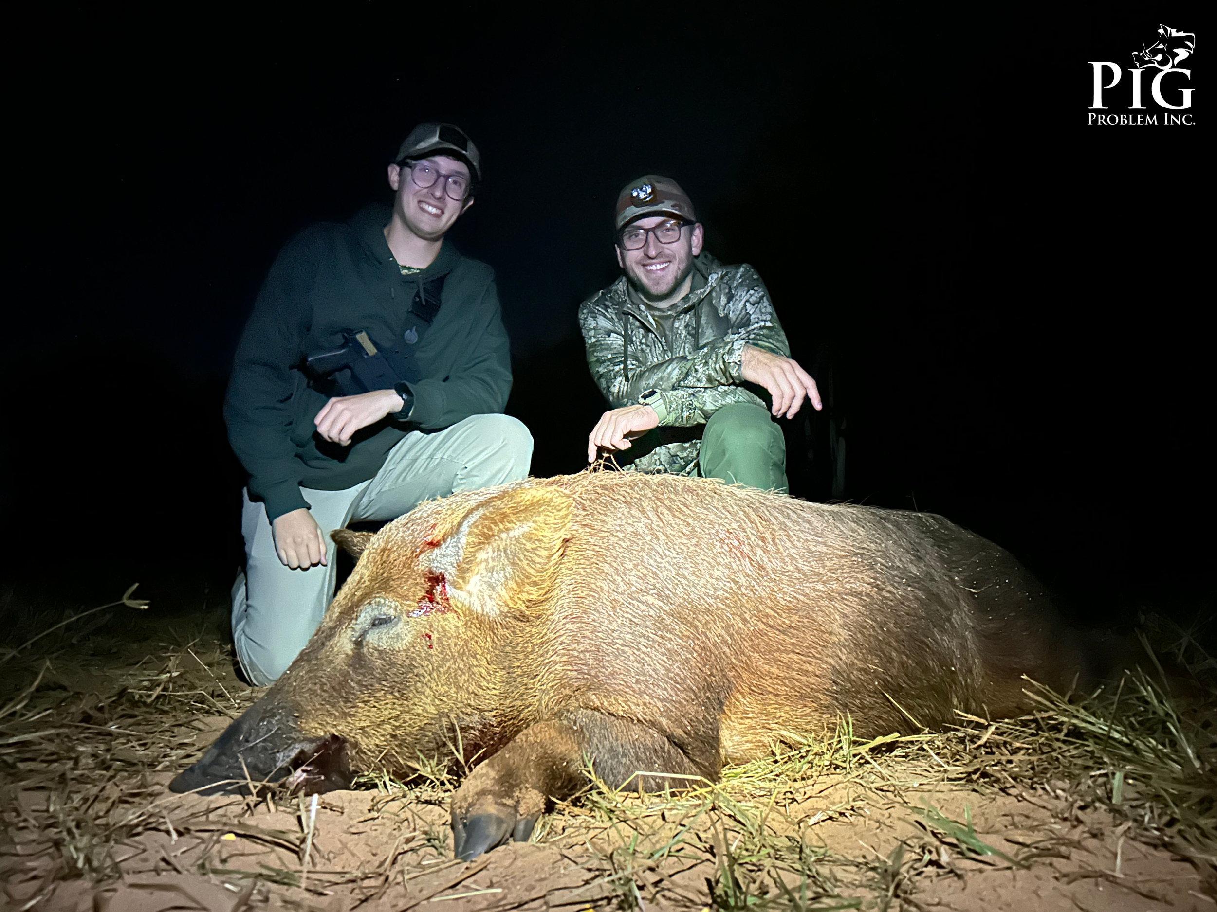 Hunting Wild Hogs With Peanut Protector