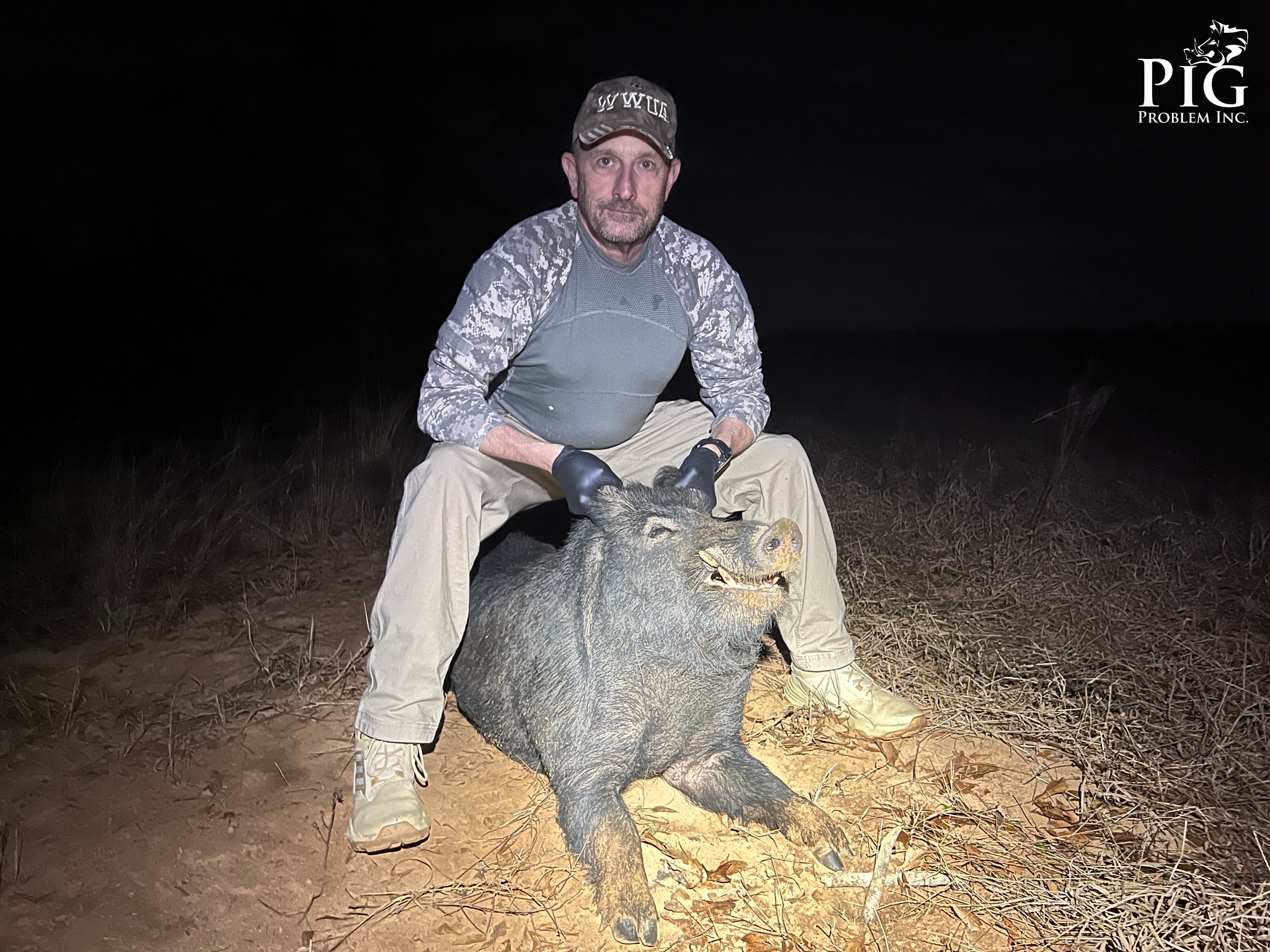 Night 1 of a Two-Night Hog Hunt with Pig Problem