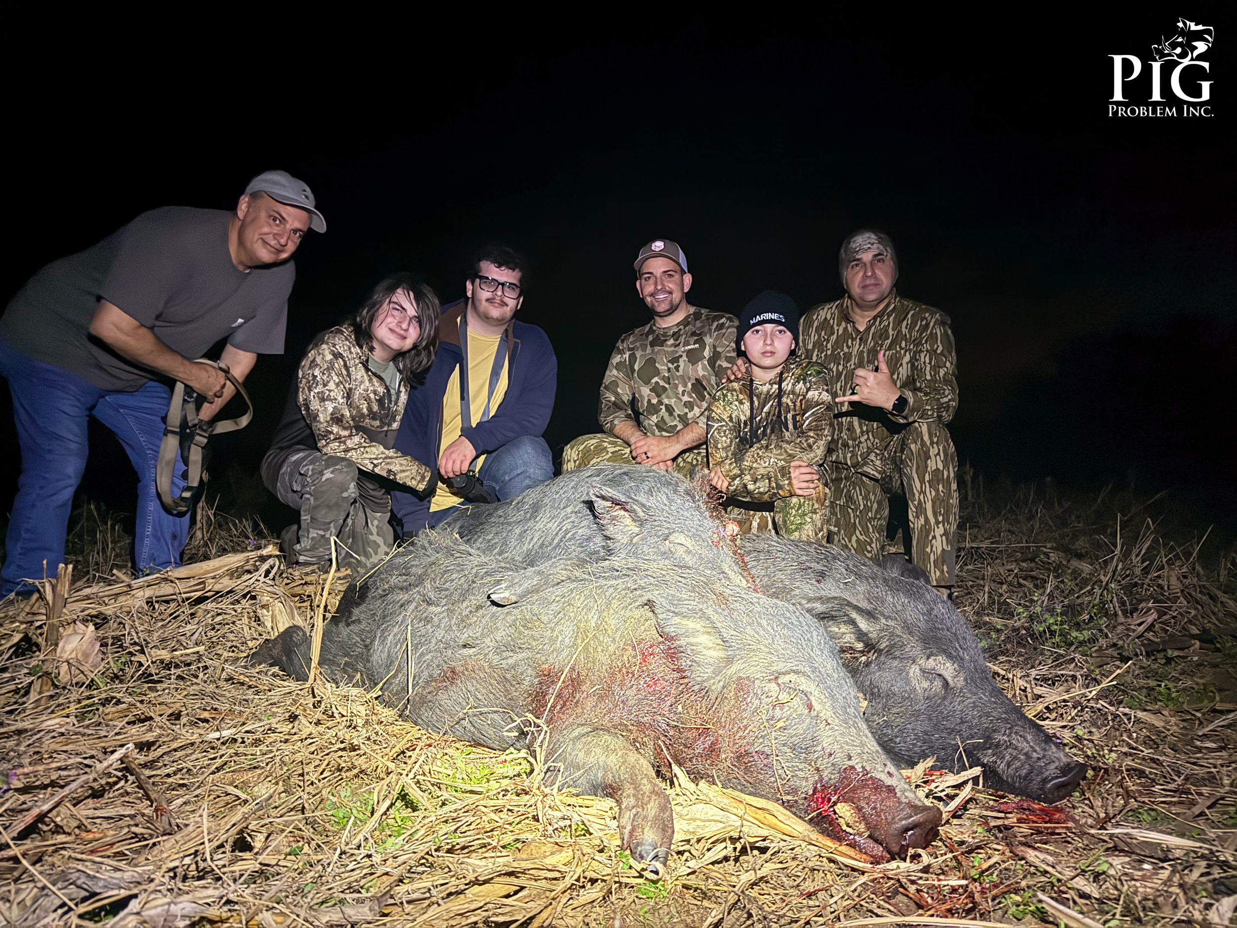 A Split Hog Hunt with Pig Problem