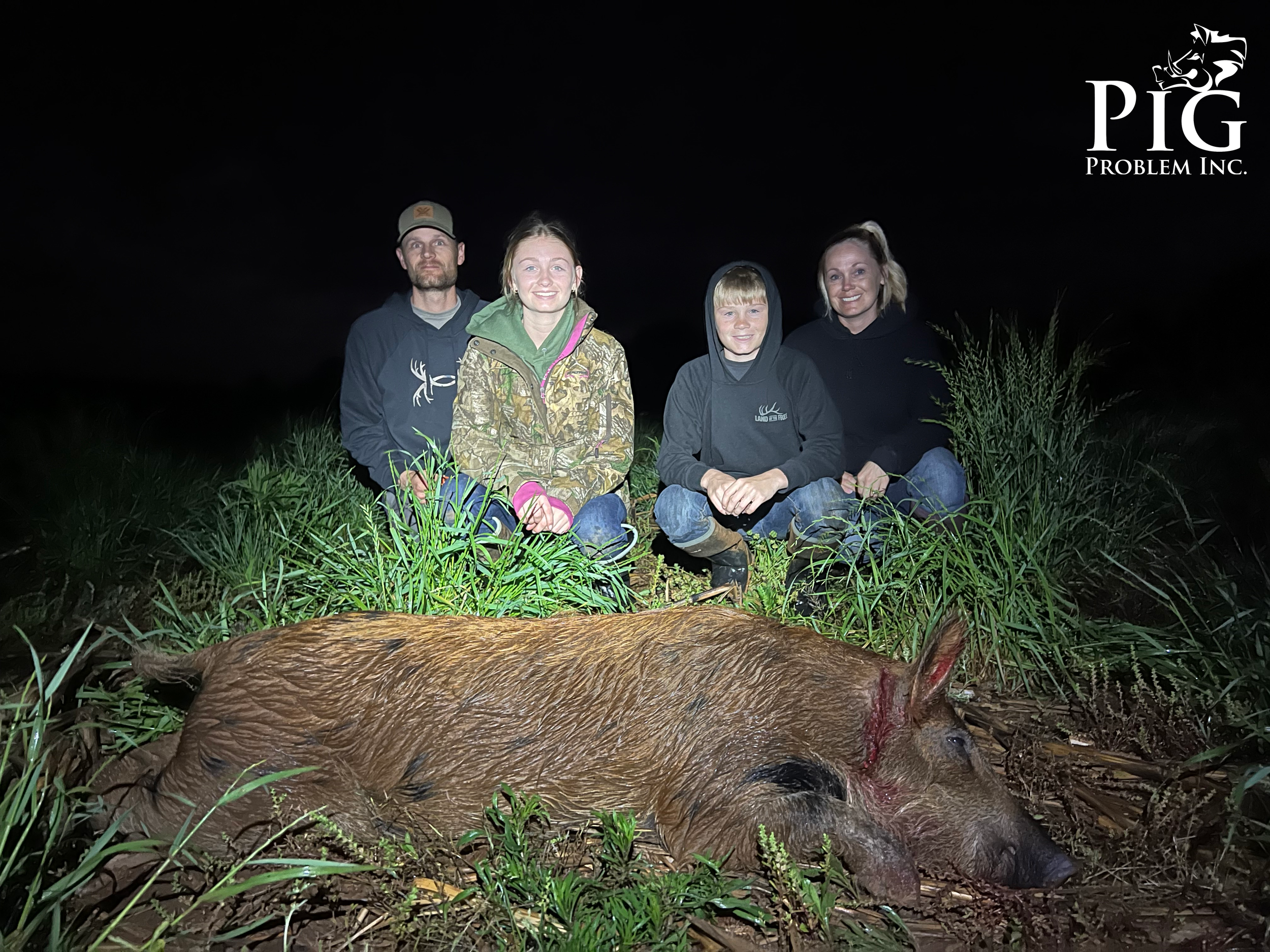 Family Hog Hunts Americus, Georgia