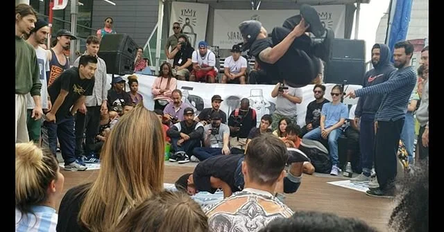 @allcity_jav taking flight over @acr_pito in the Crew Vs Crew Final Battle at Under Pressure 2019