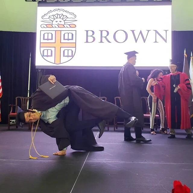 Congrats to our crewmate @sterlyadevs who's now a Brown University Graduate of 2019  #bboy #graduation #allcityrockers