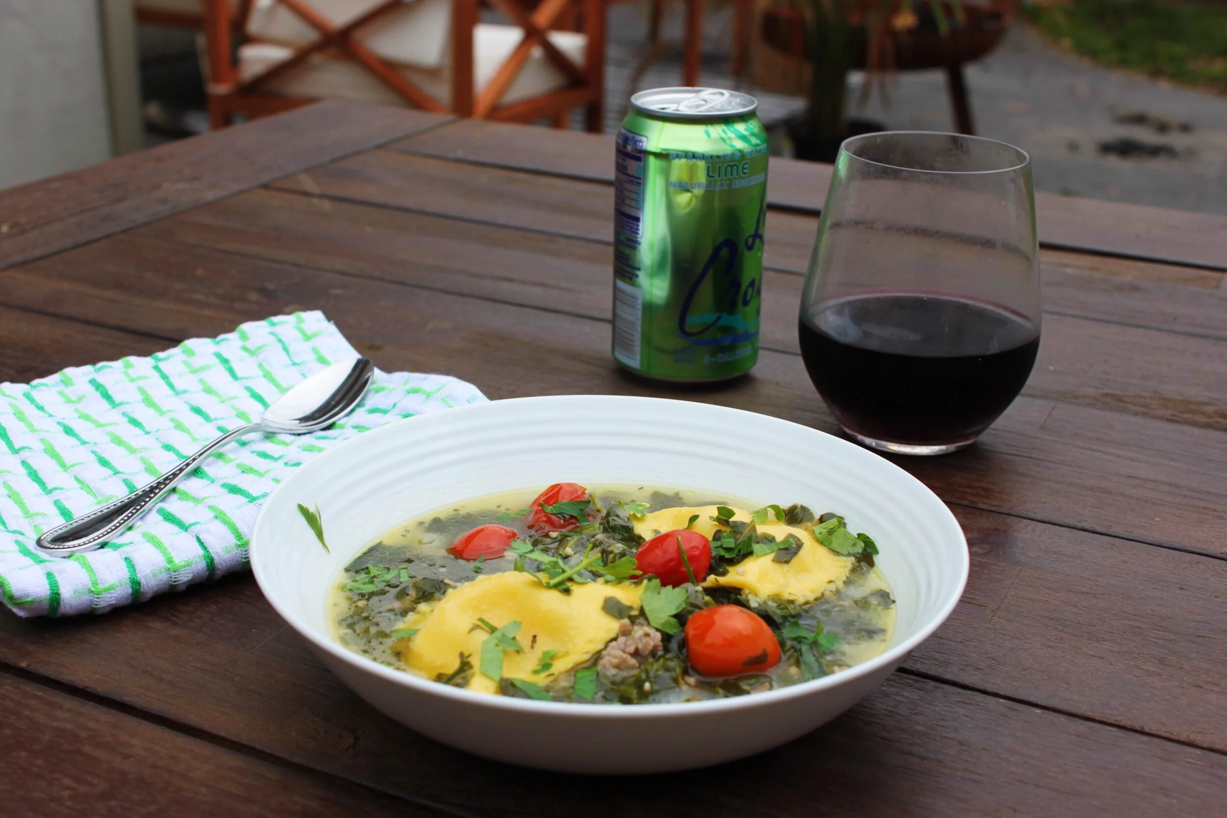 Cozy Italian Tortellini Soup