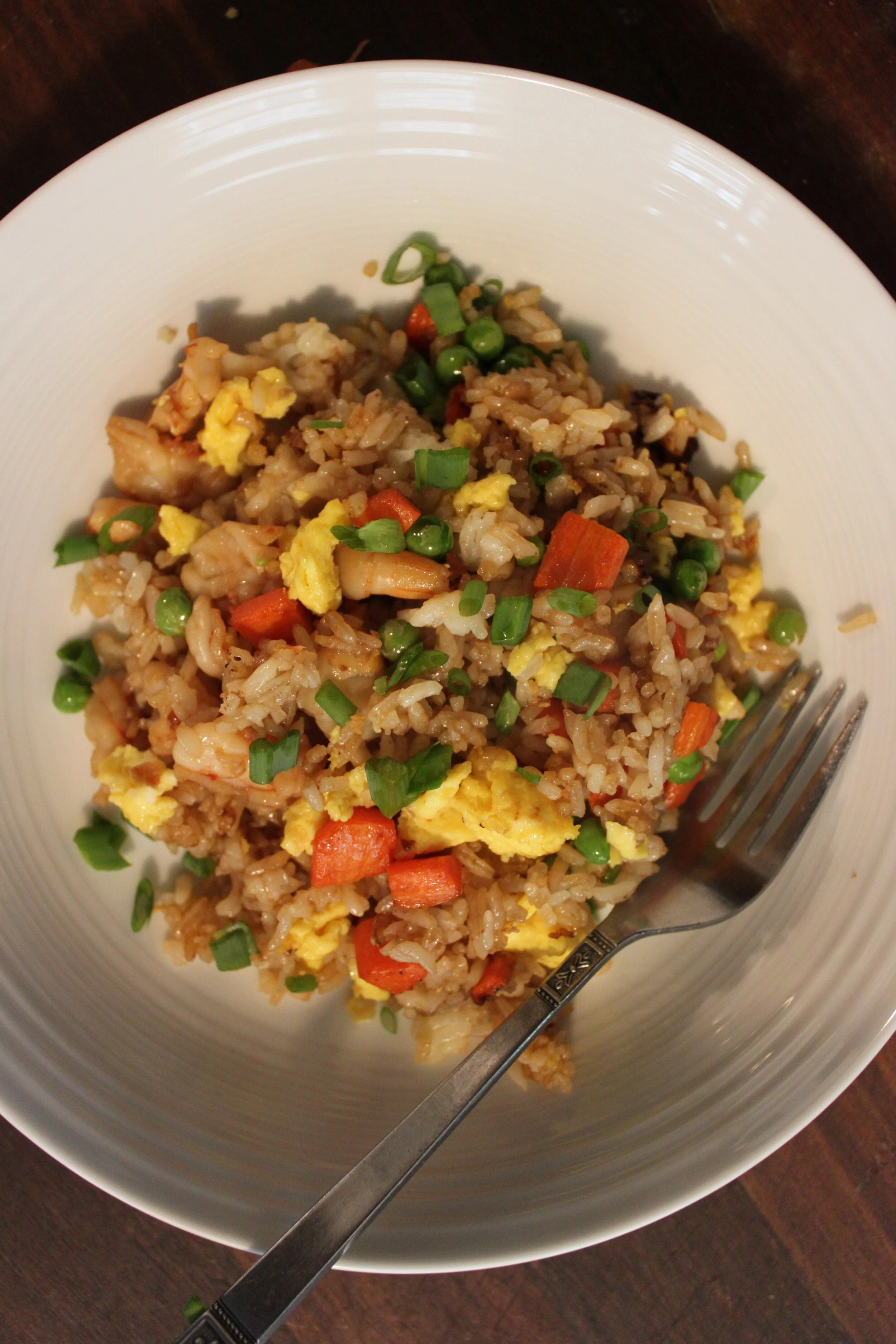 Fluffy Leftover Fried Rice
