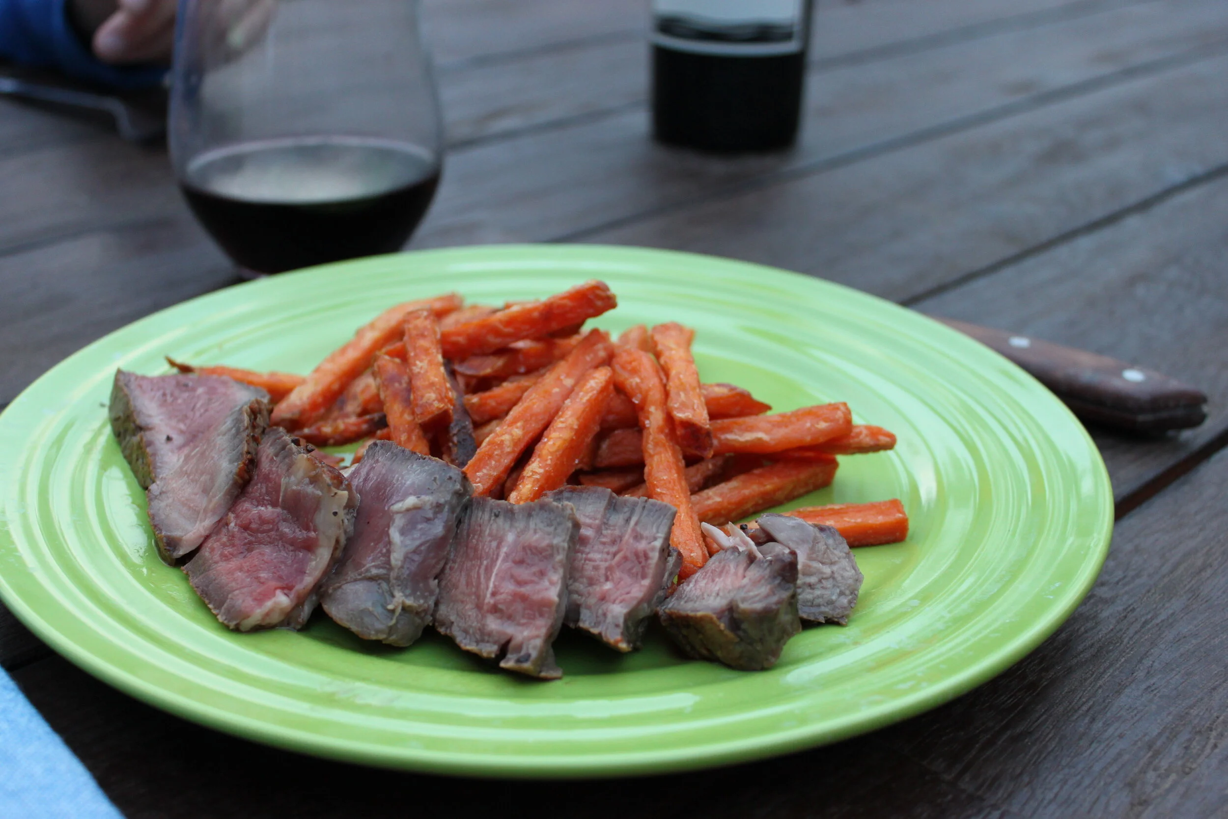 Sweet Potato Steak Frites