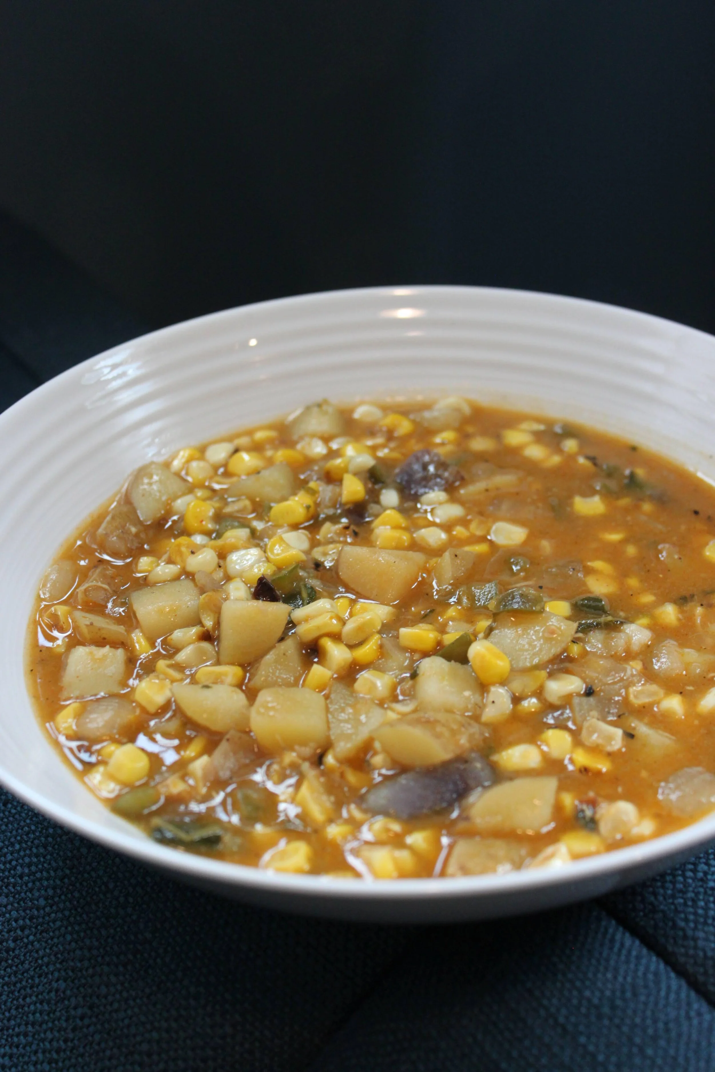 Grilled Corn Chowder