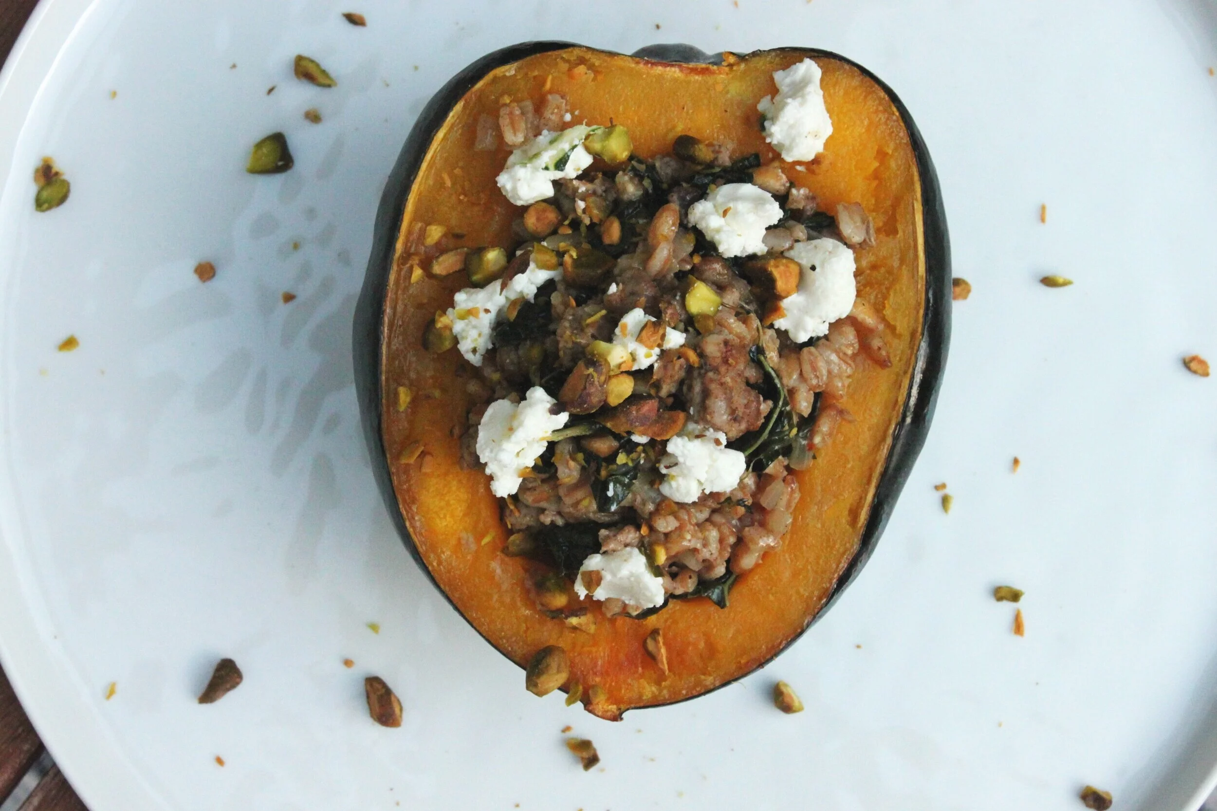 Savory Stuffed Acorn Squash