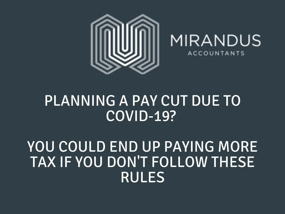 Planning a pay cut due to COVID-19? You could end up paying more tax