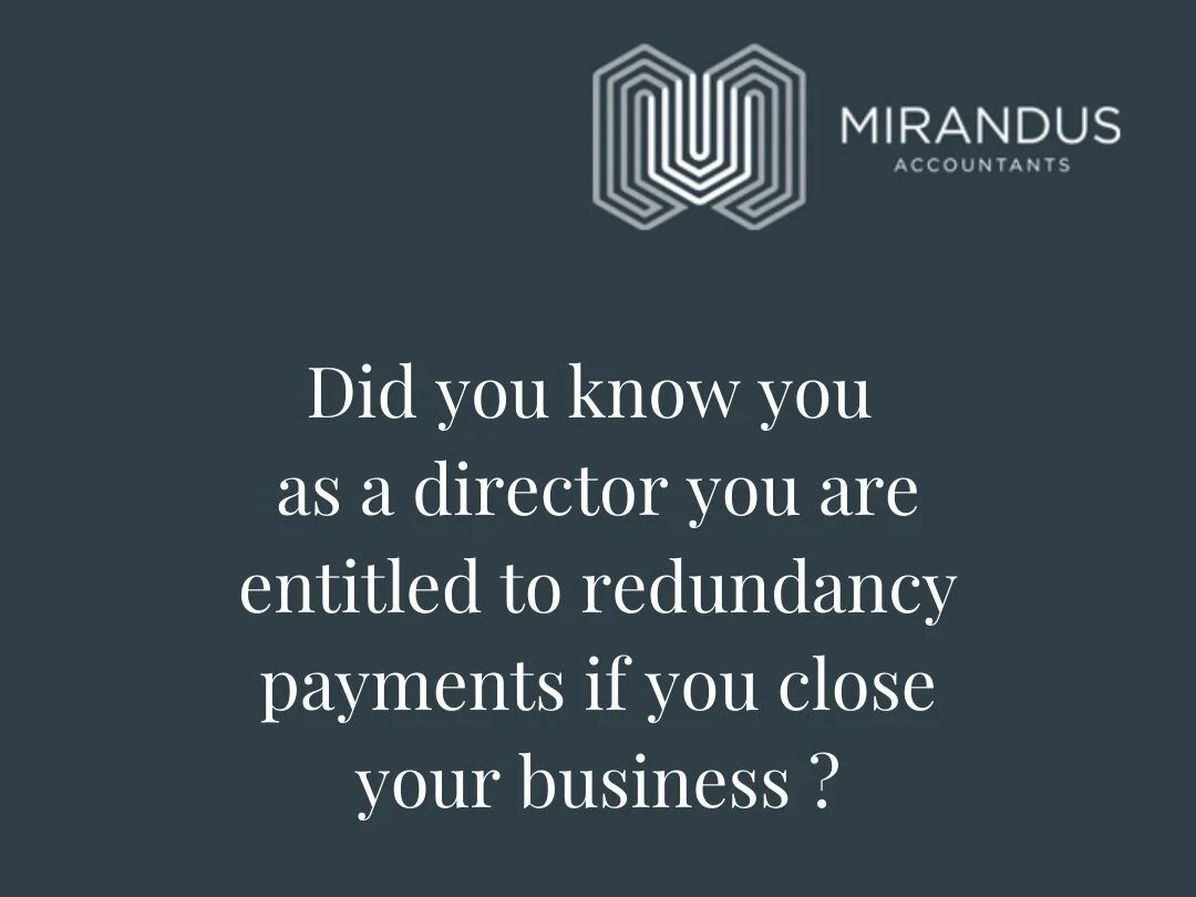 Did you know you Directors are entitled to redundancy payments?