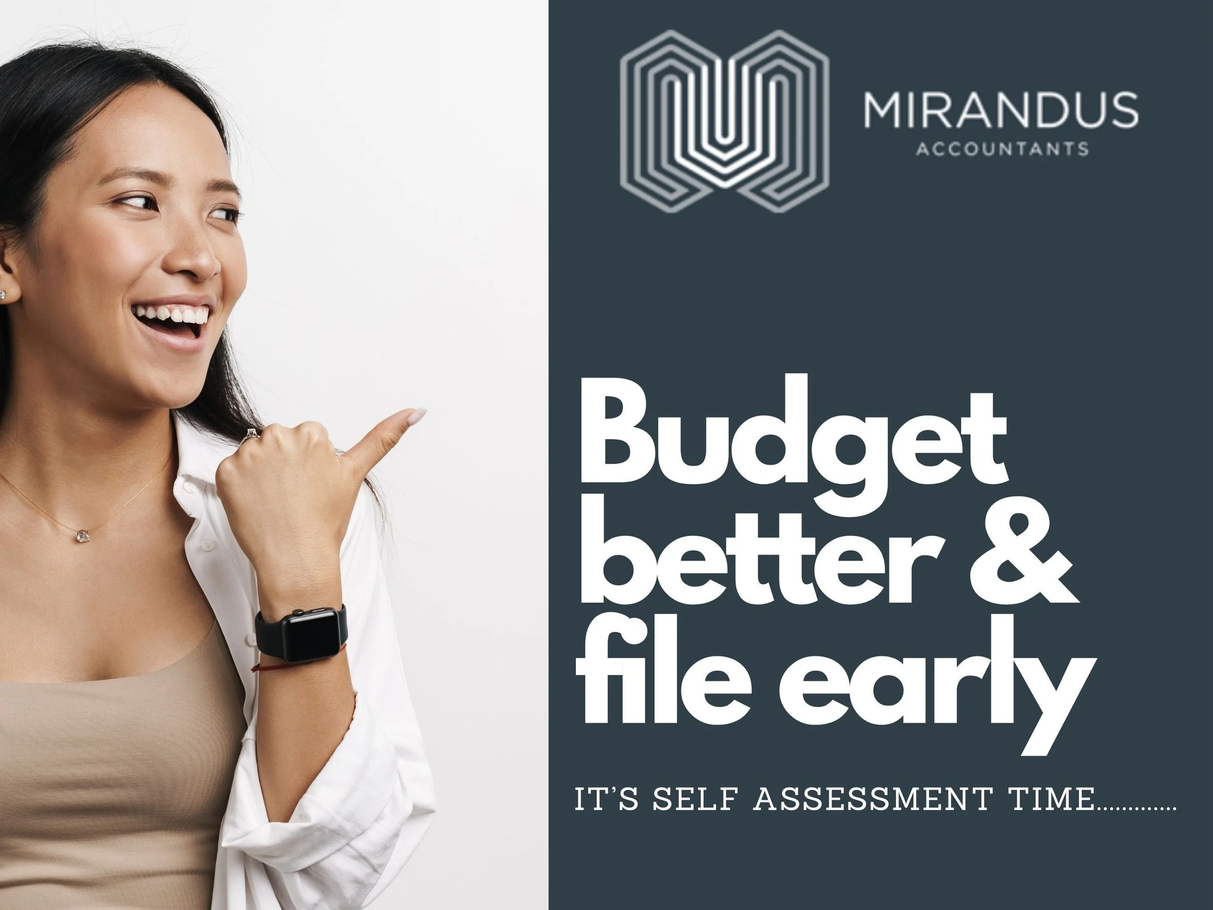 Budget better and file your self assessment early