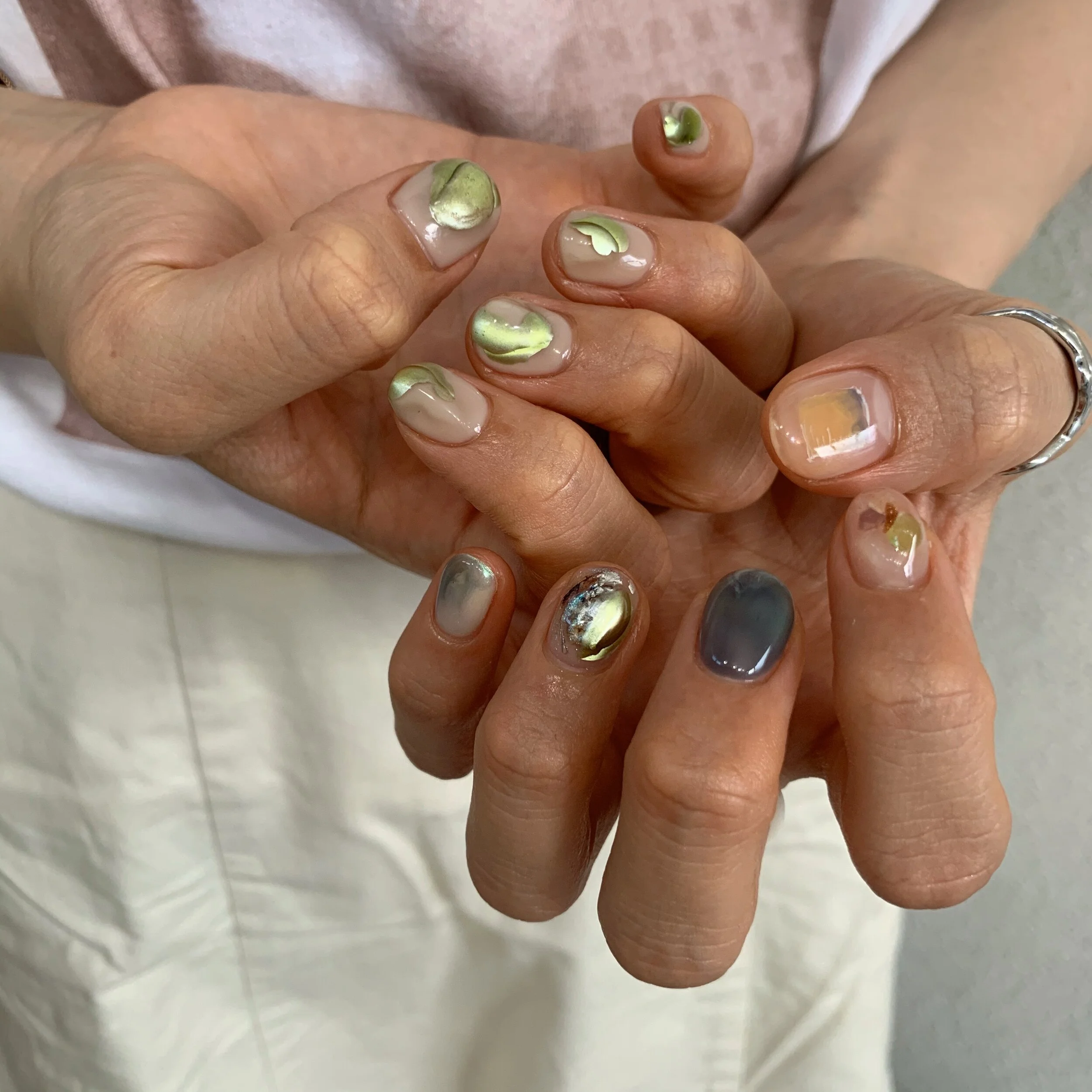 ネイルカラー遊び