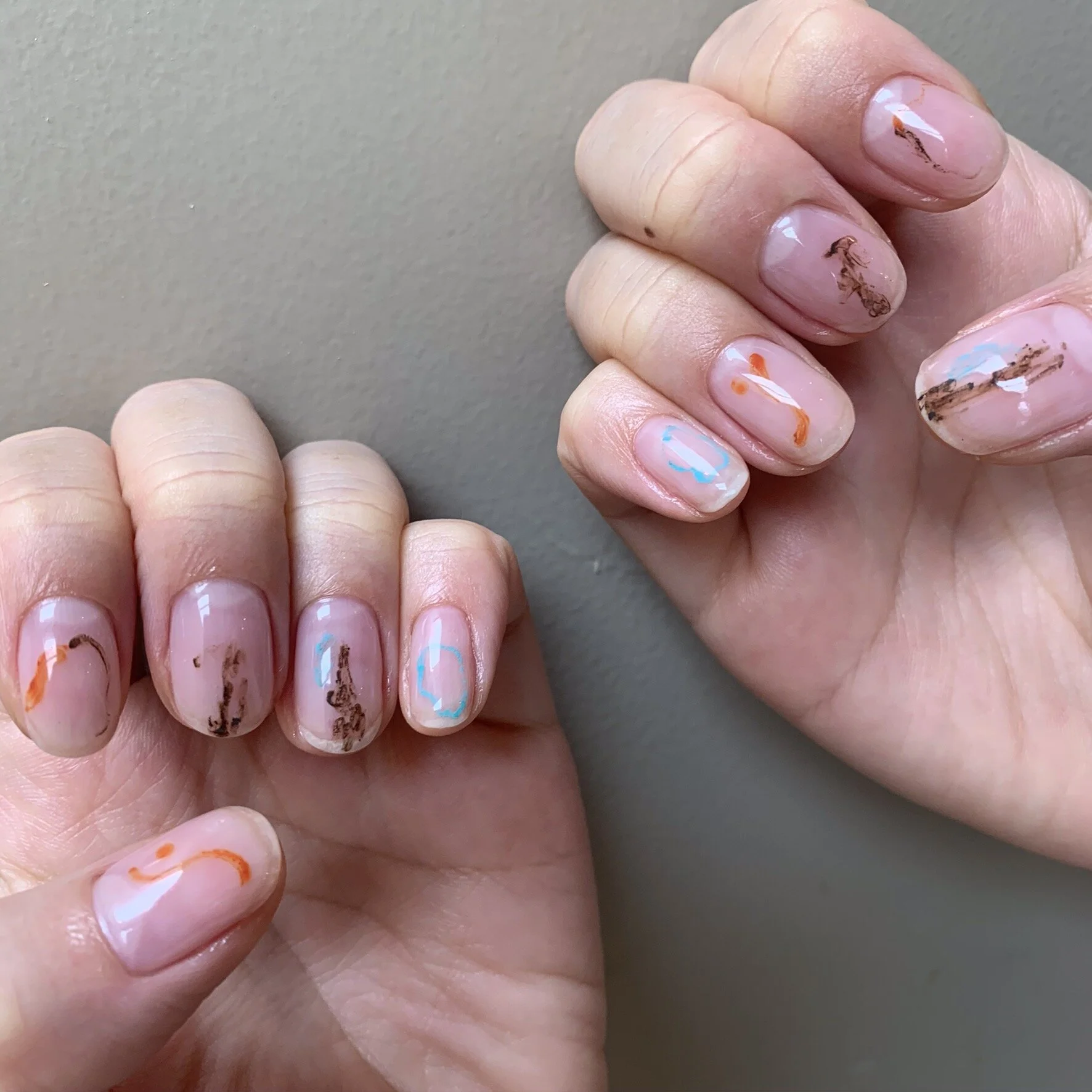 夏におすすめクリアネイル 