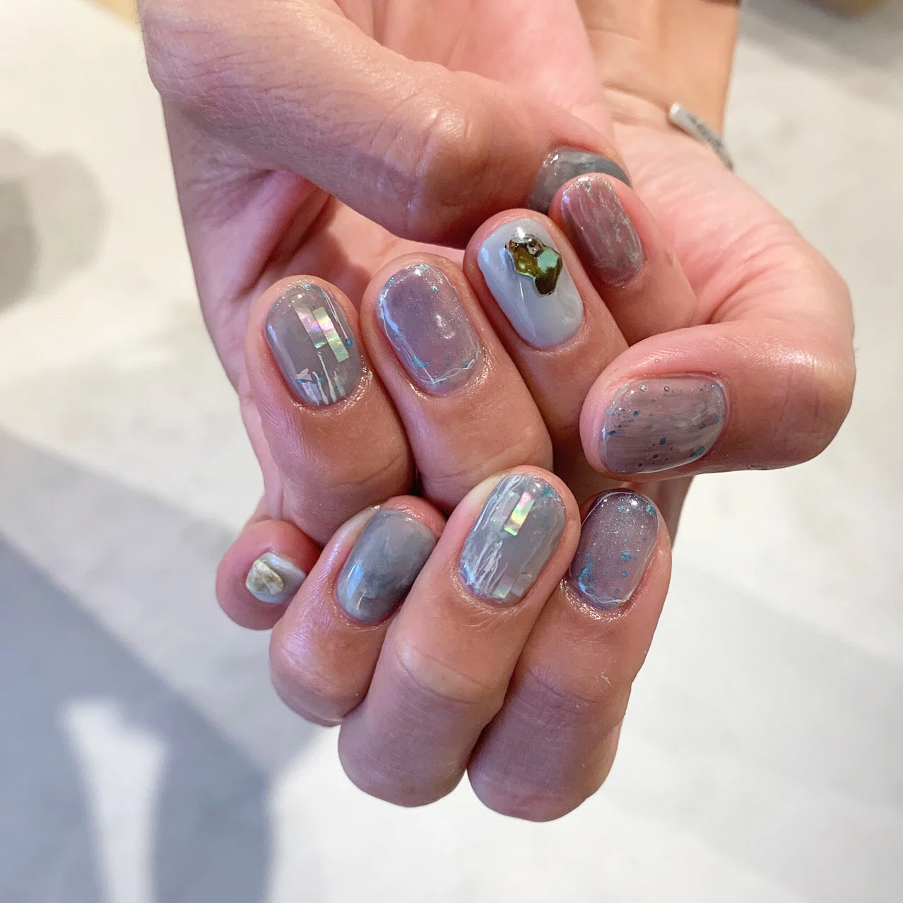 定額プレートネイルデザイン