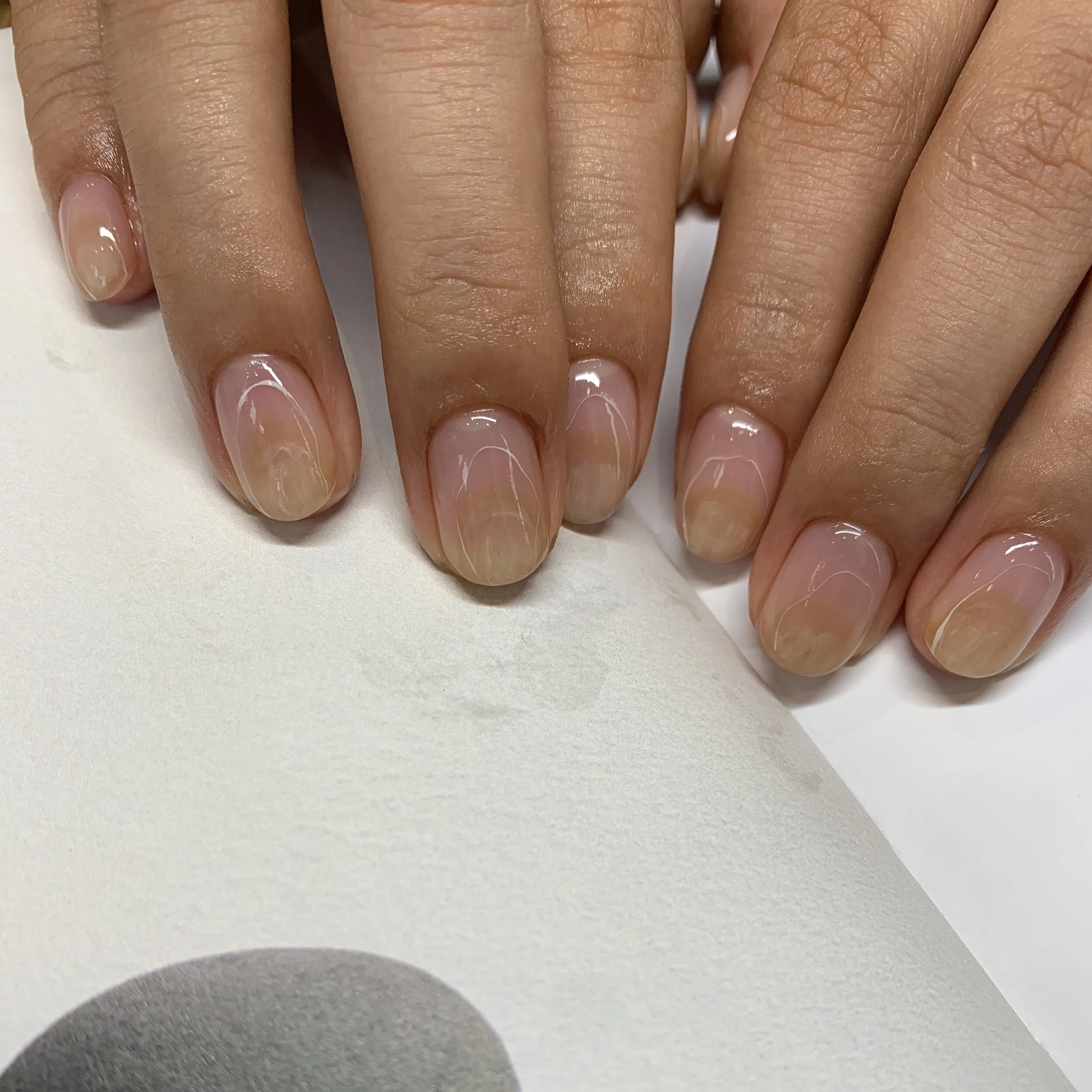 クリアベースデザインネイル