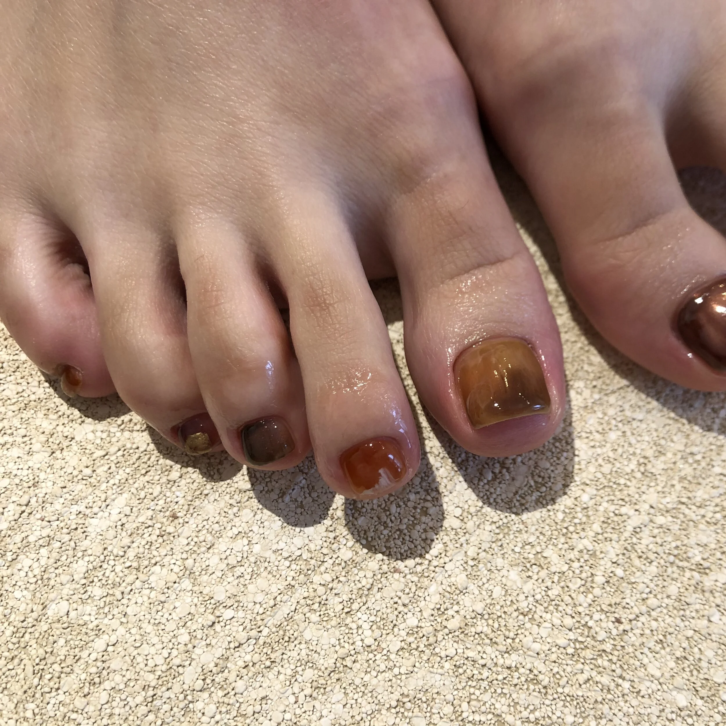 秋のおすすめFOOT ネイル