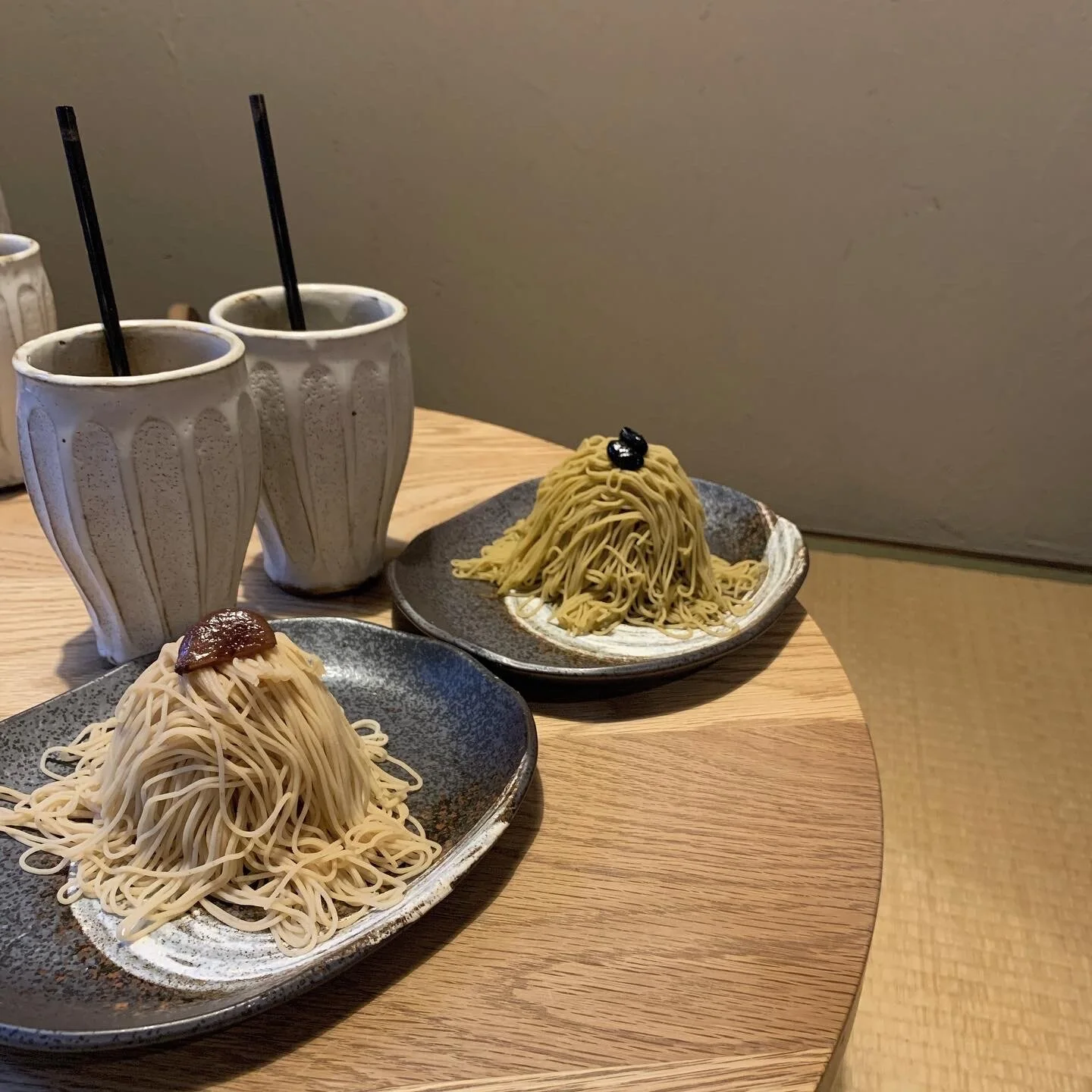 和カフェで秋スイーツ