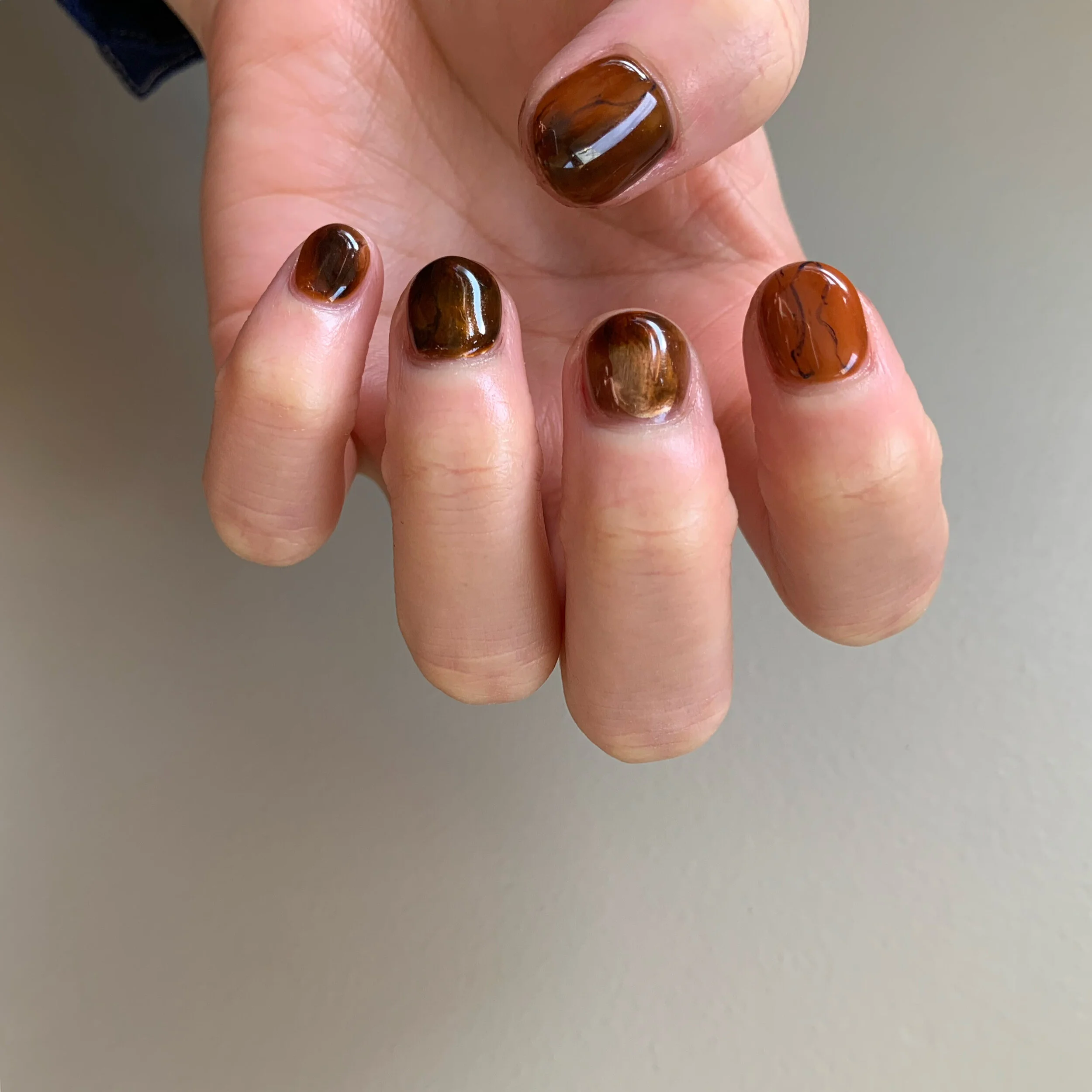 水彩色鉛筆アートネイル