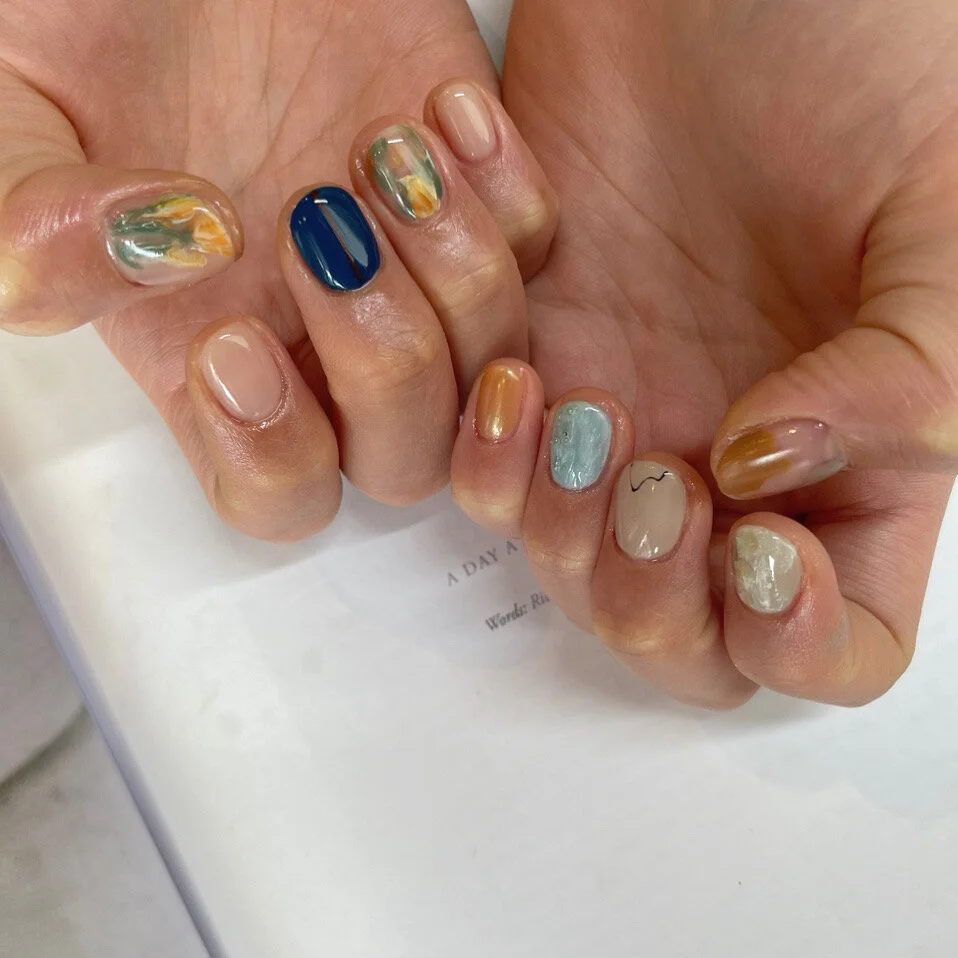 春色ネイルデザイン