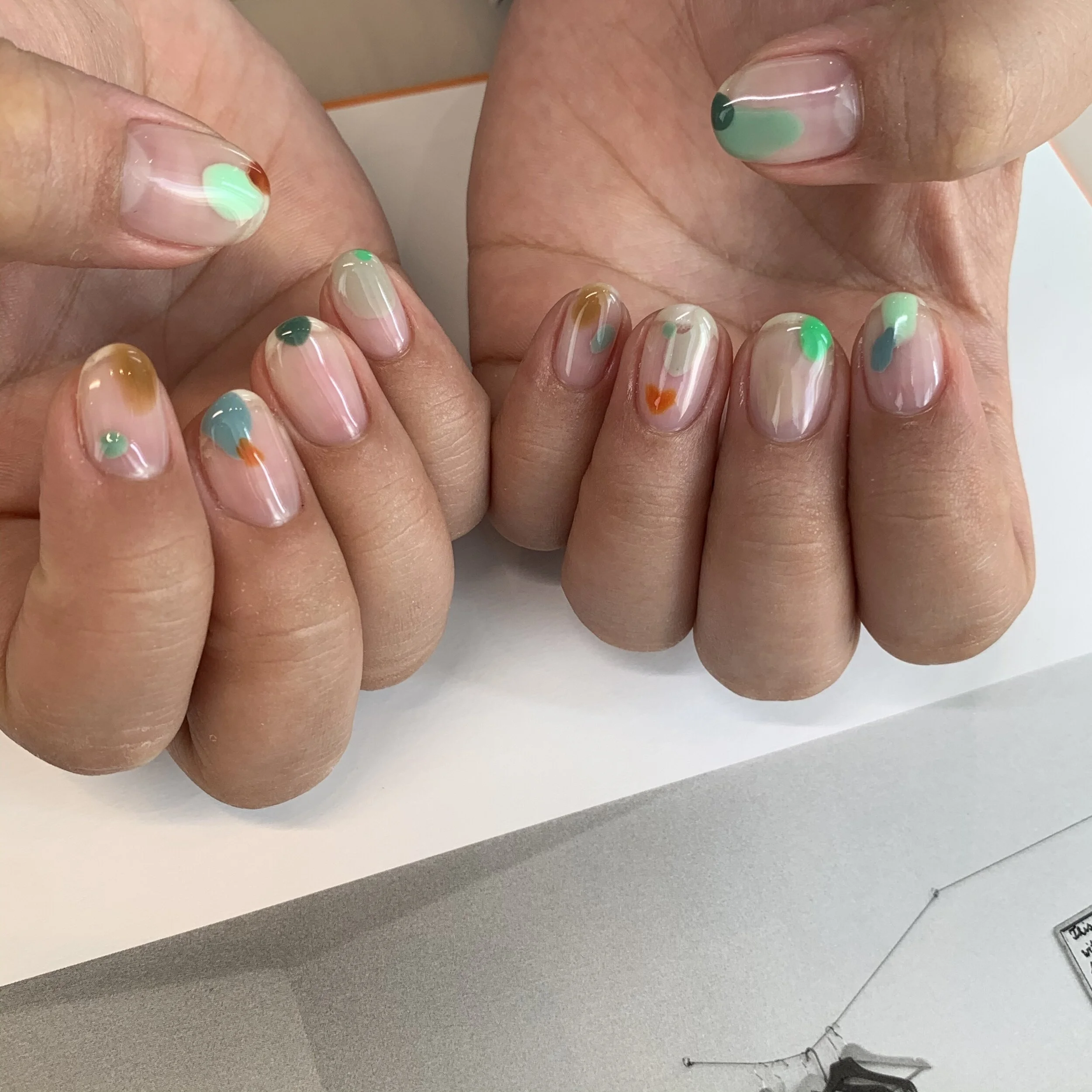 クリアベースネイル