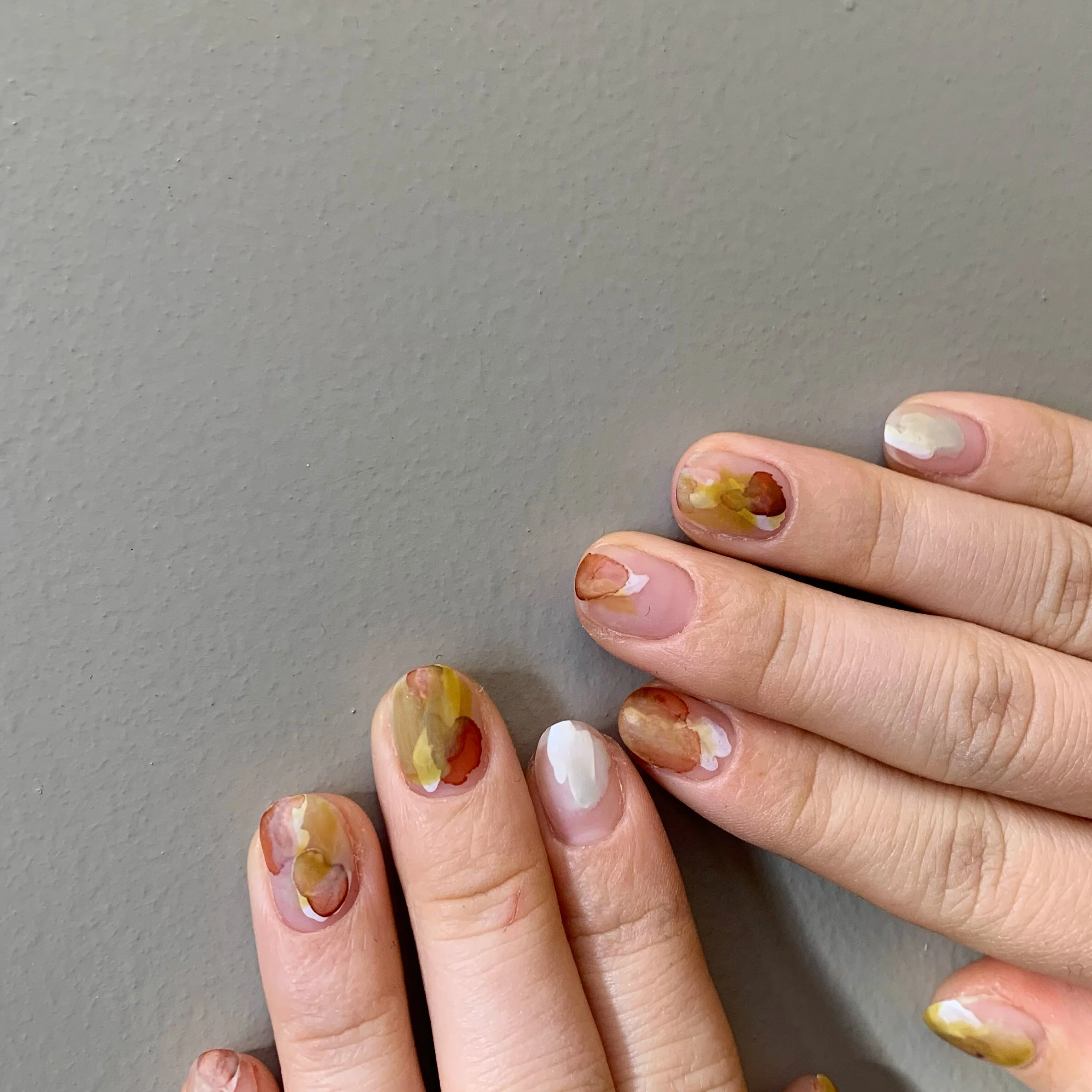 先取り春ネイル