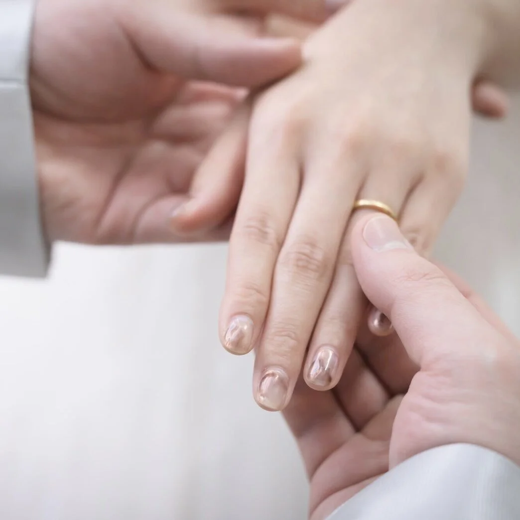 お客様のブライダル前撮りネイル