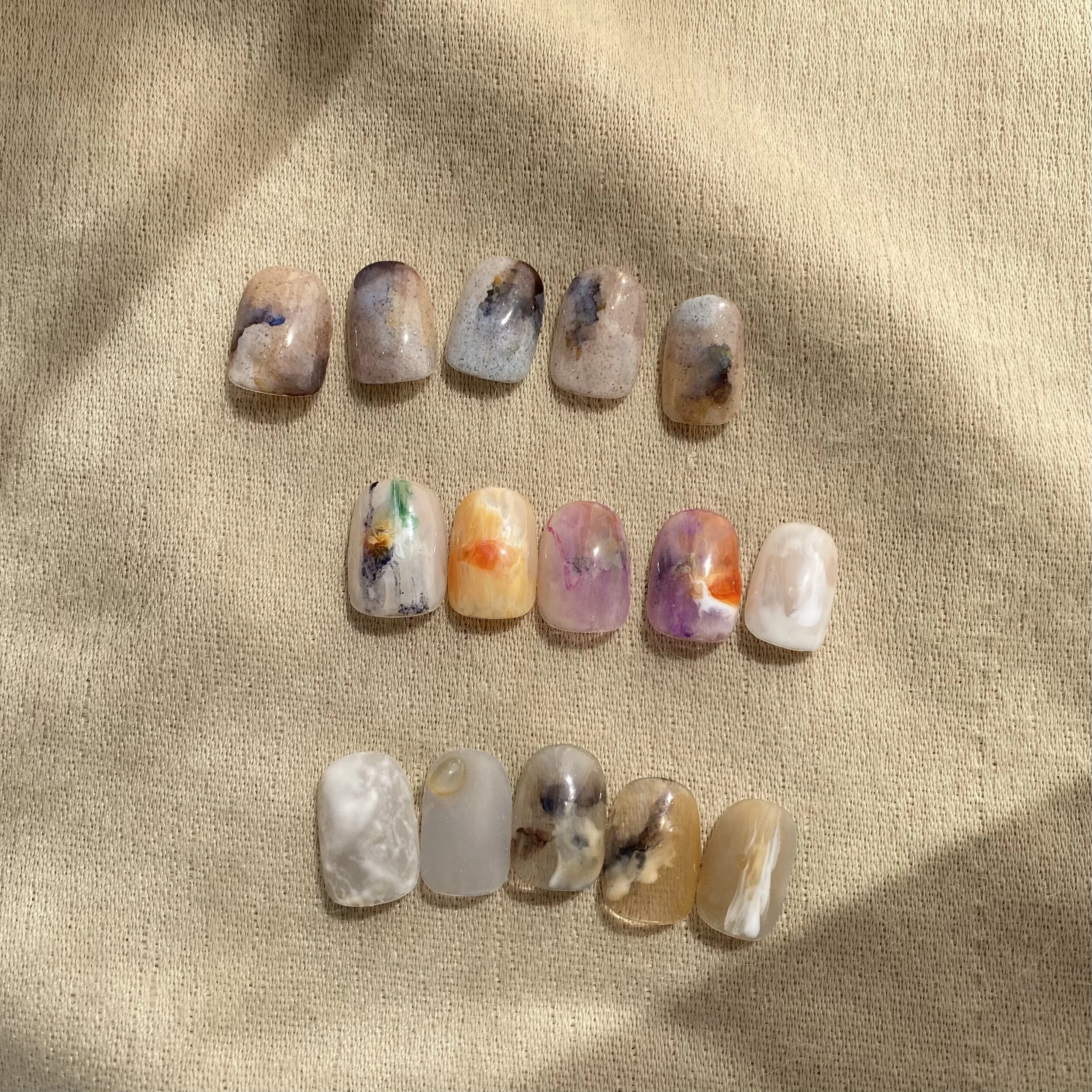 スプリングアートネイル