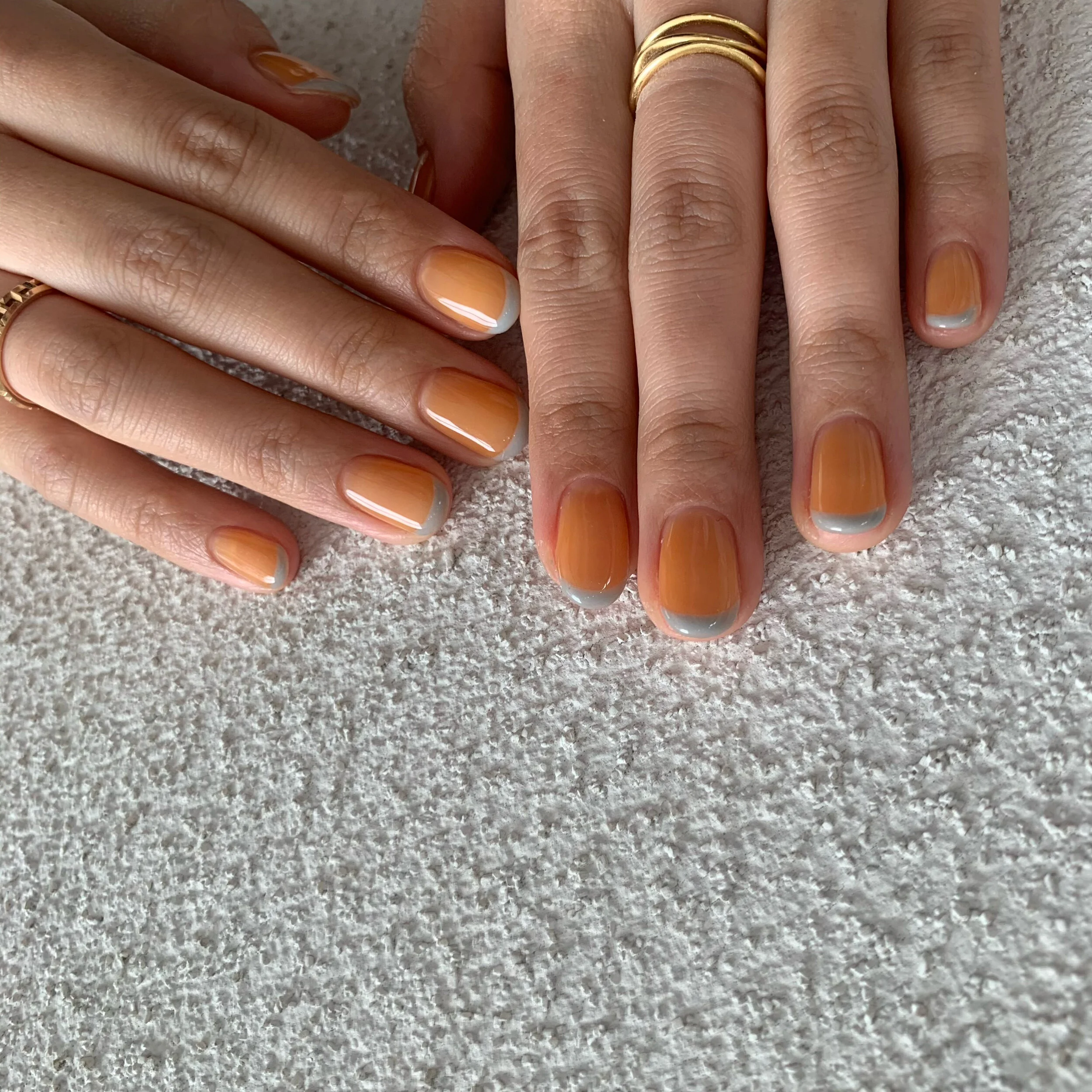 カラーフレンチネイル