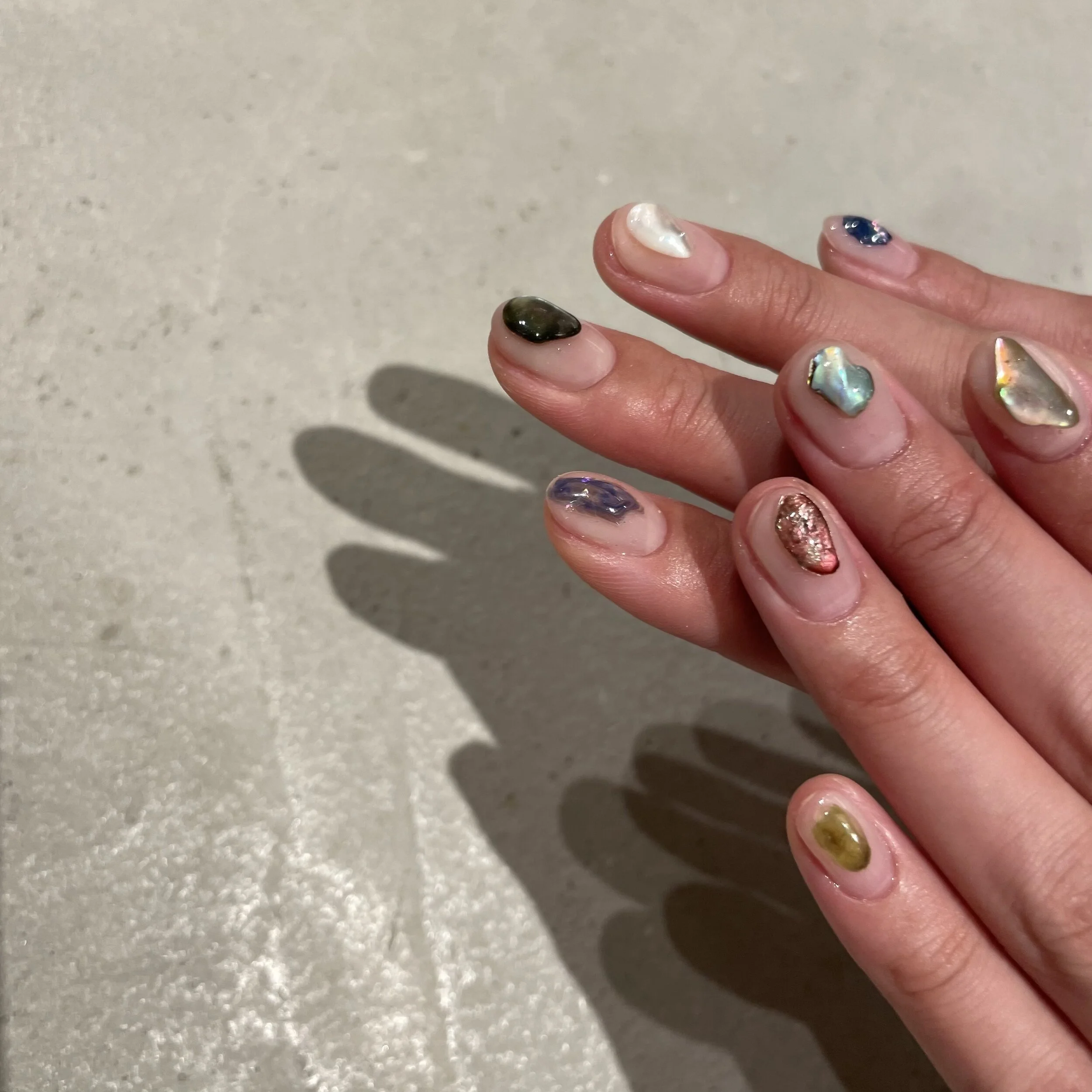 きらきら素材アート