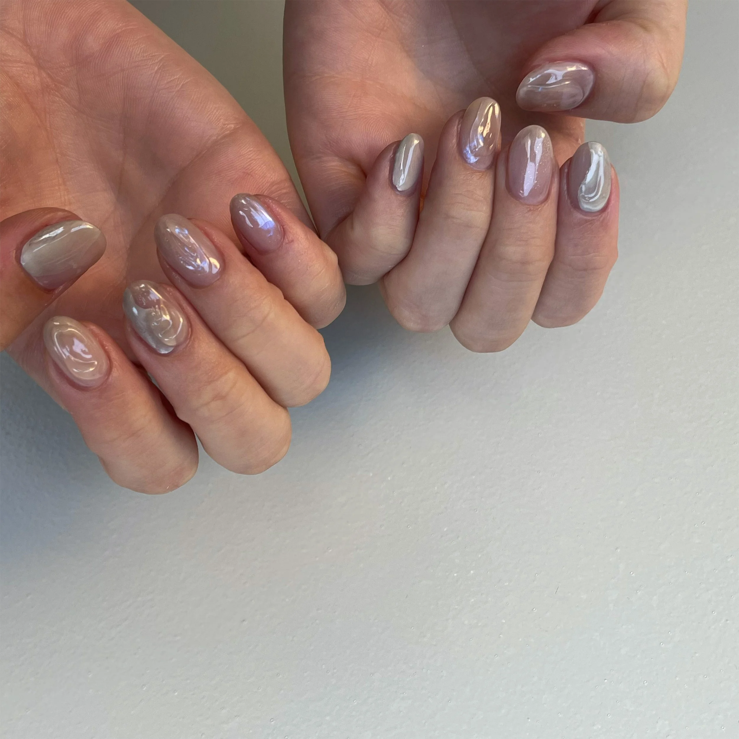クリアジェル凹凸ネイル