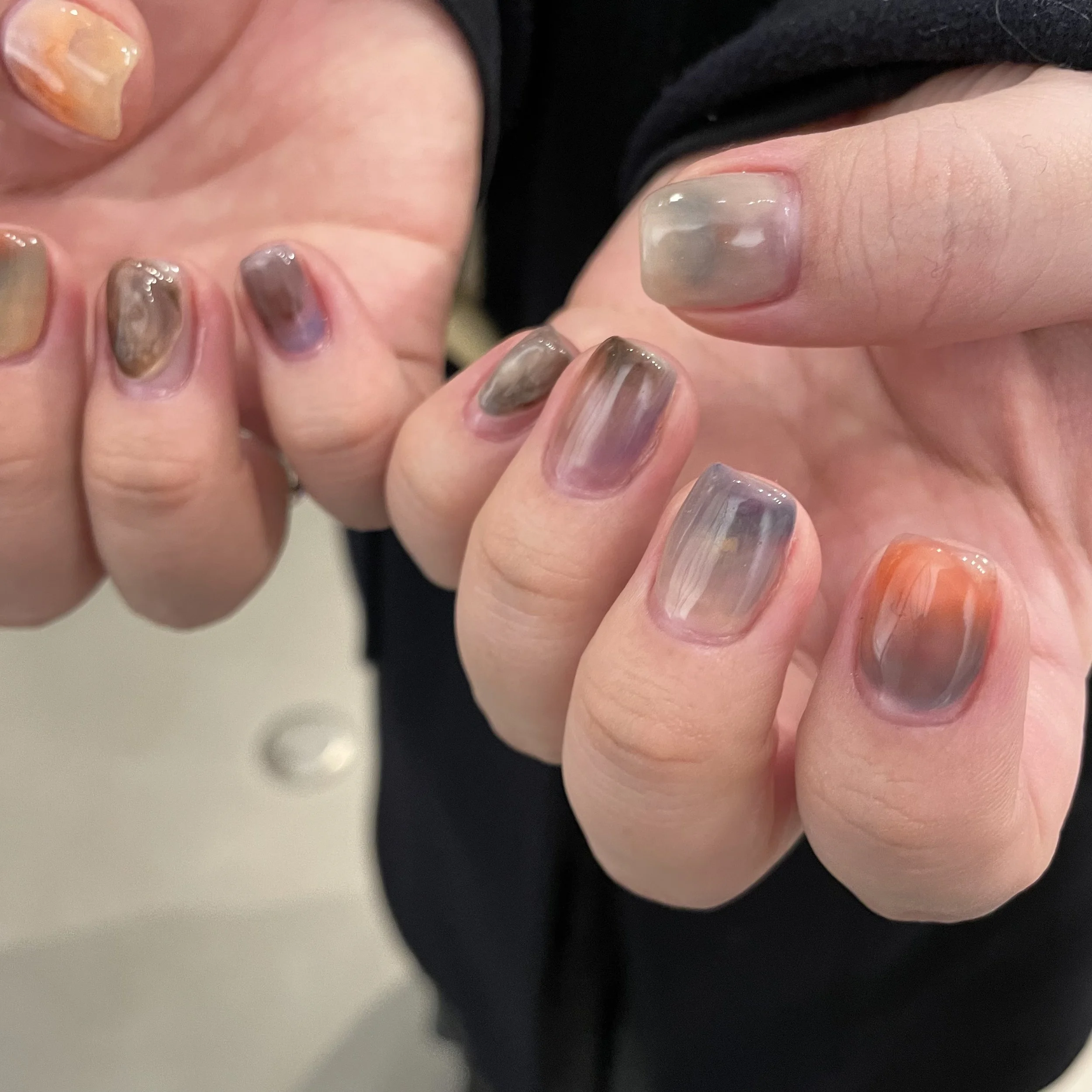 ニュアンスグラデーションネイル