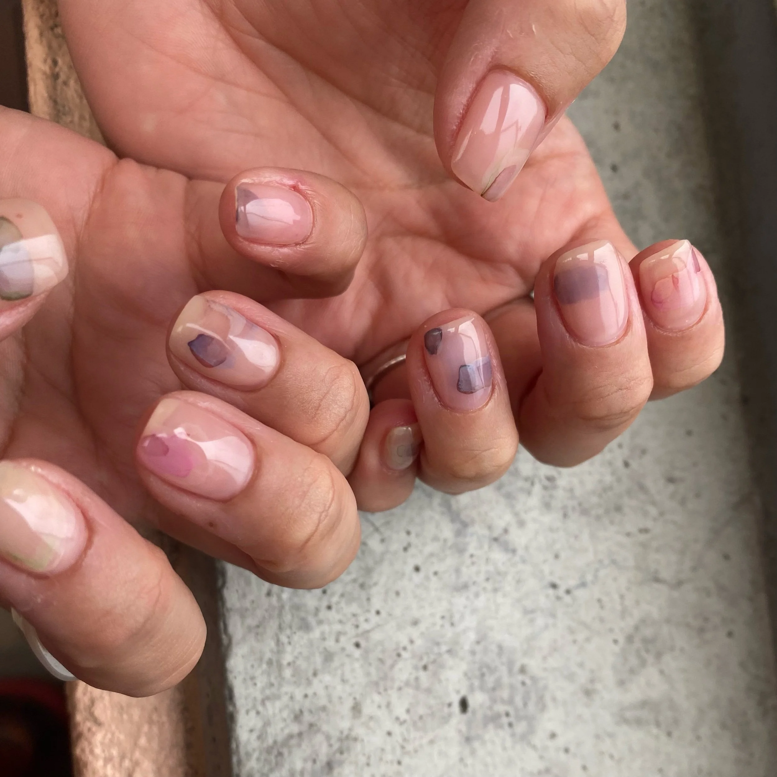 春のインクアート